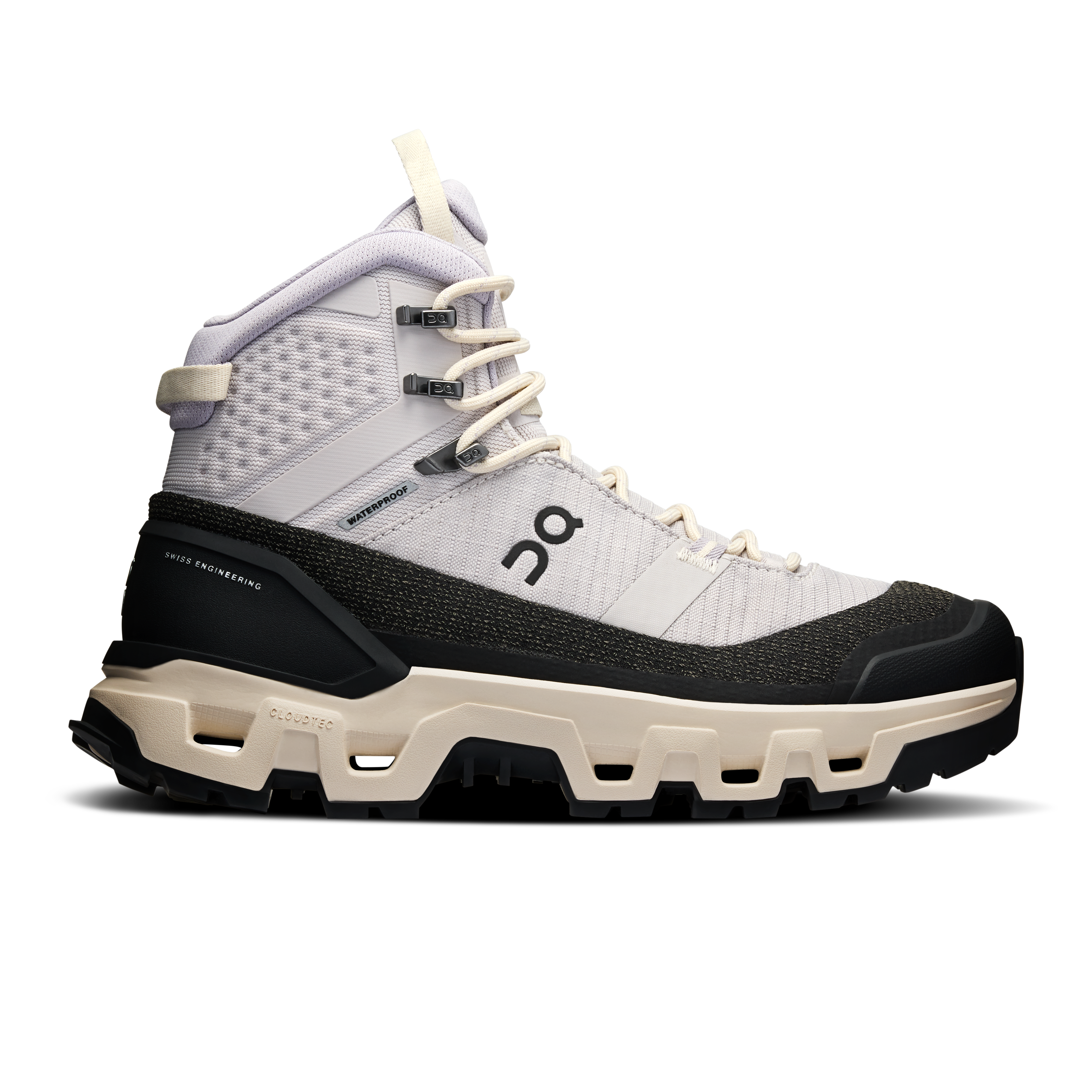 Cloudrock Trek Waterproof Hiking Shoe in Silver/Cream
