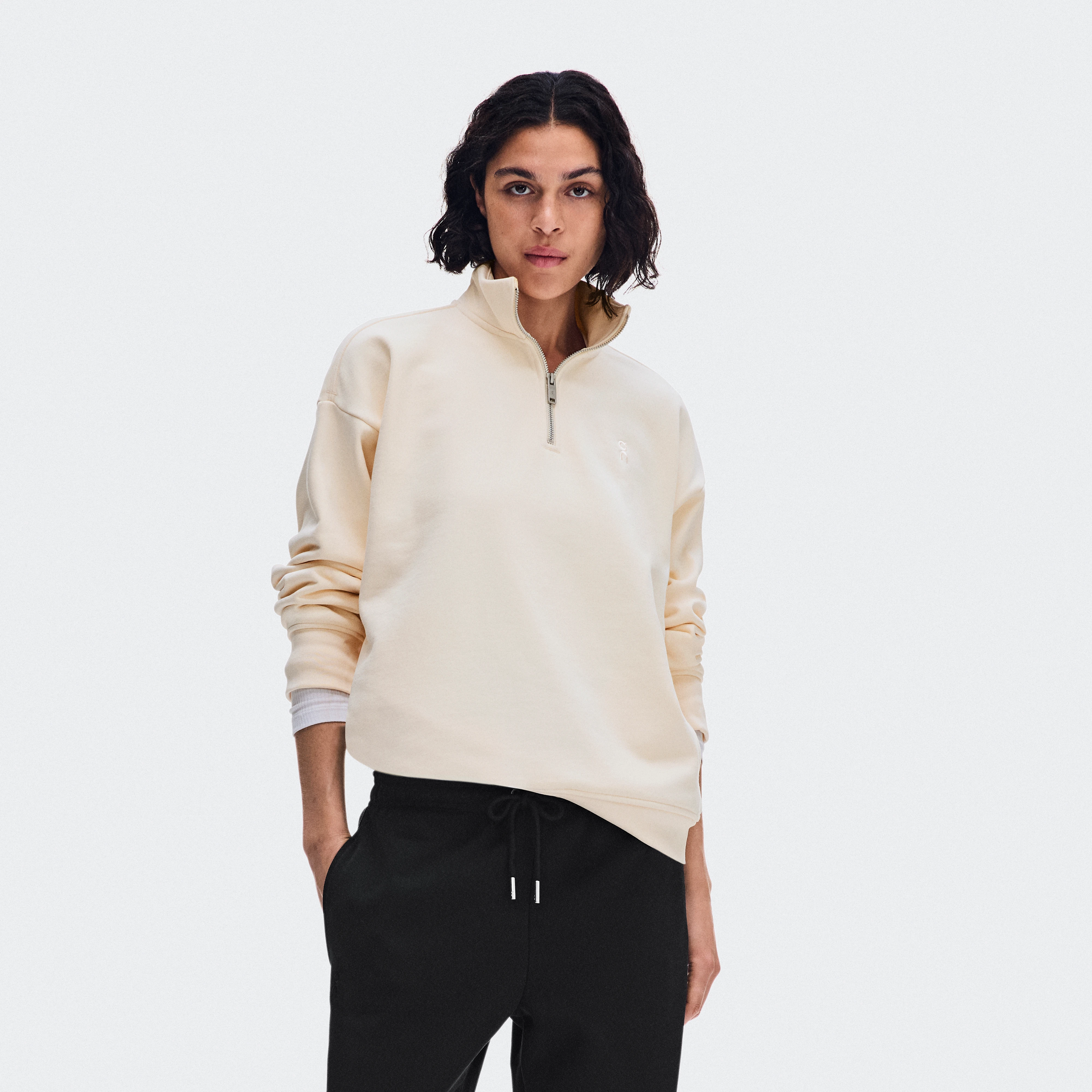 On Club Collective 1/4 Zip Chantilly Women – All-day comfort Hoodies and sweatshirts