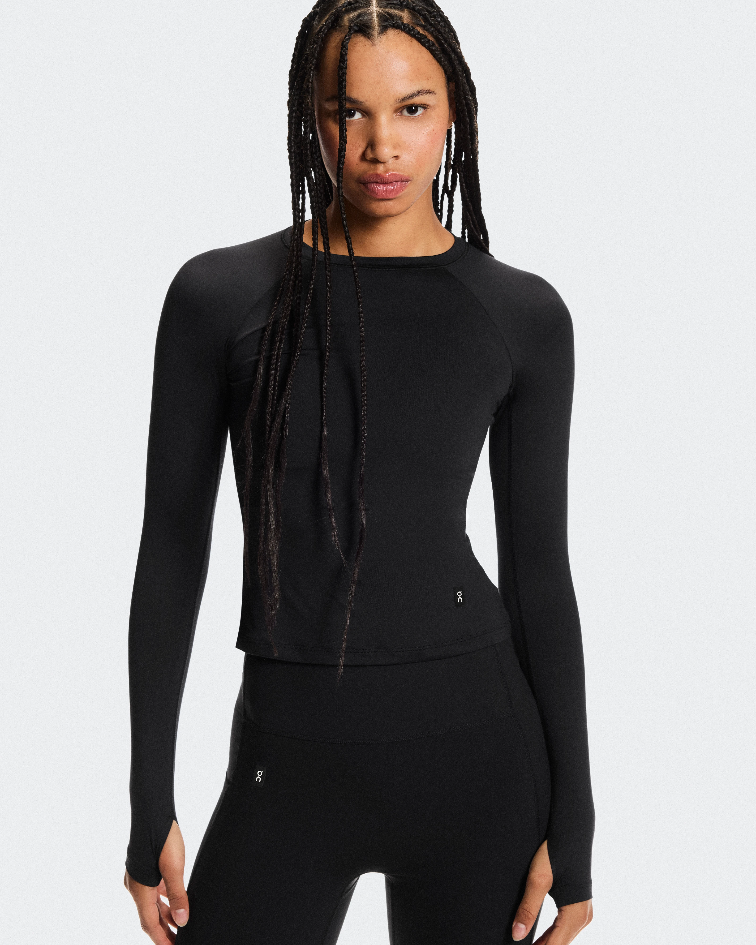 On Studio Long-T Black Women Tops and t-shirts