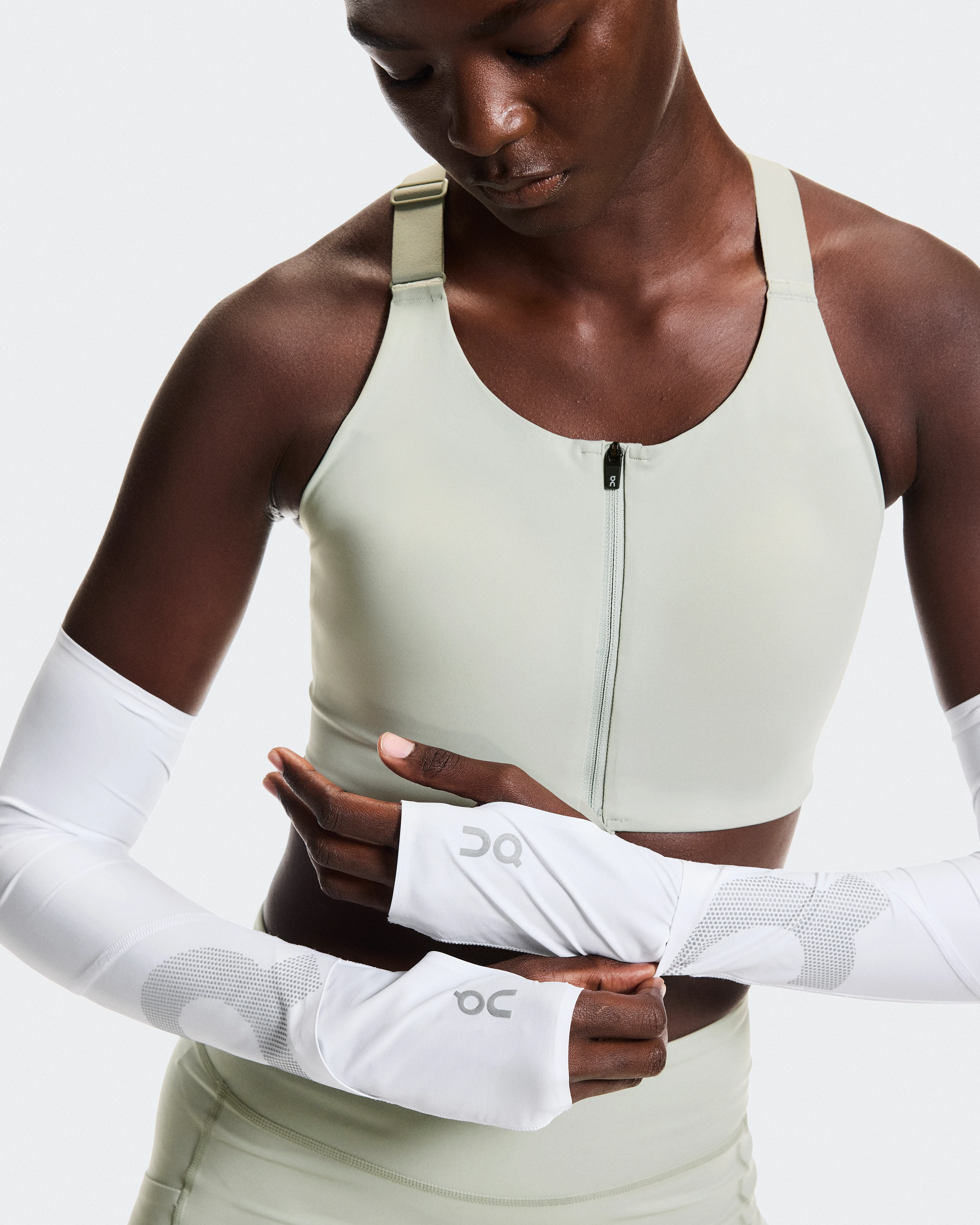 On Solar Arm Sleeves White Unisex Arm sleeves