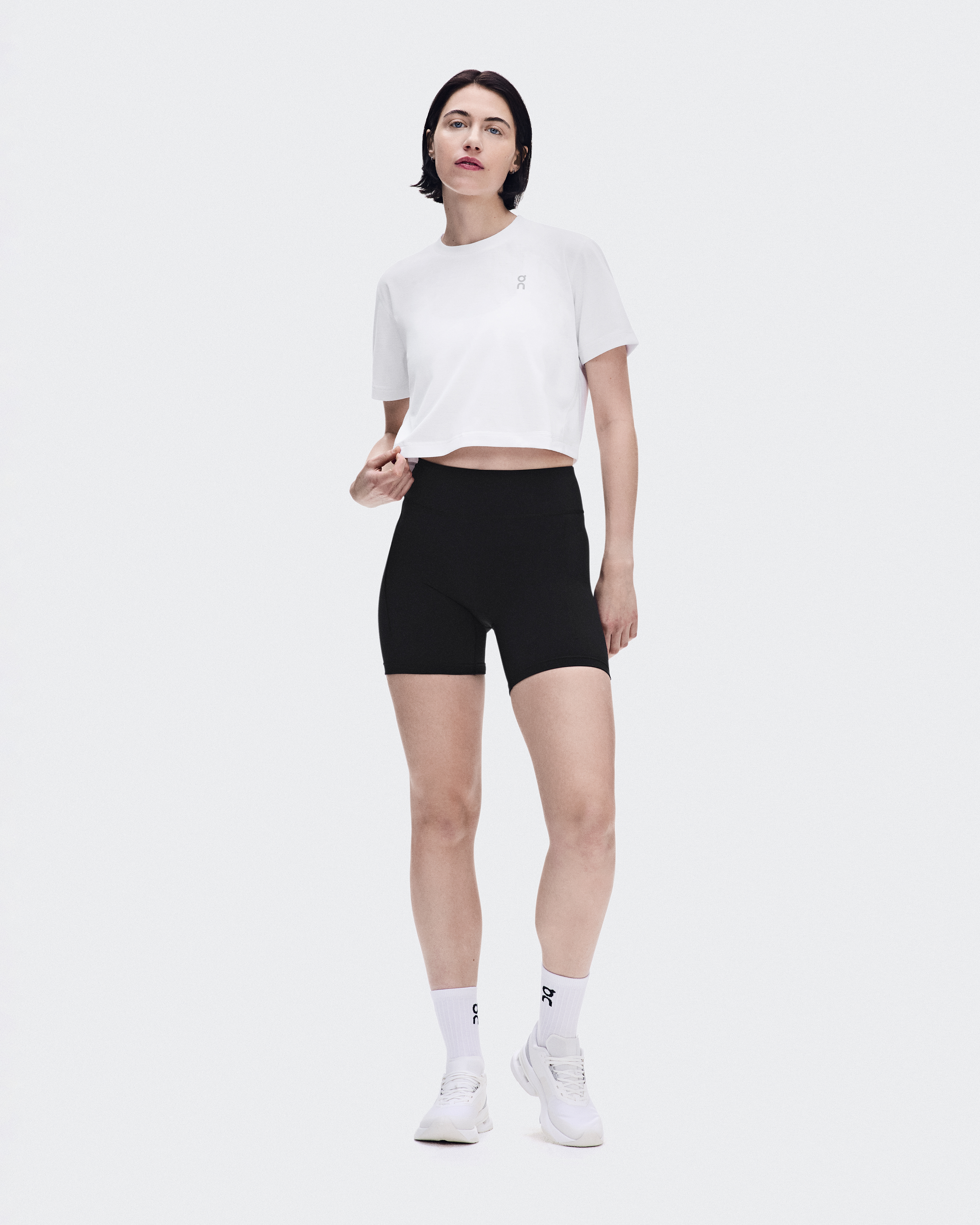 Train-T Crop Shirt in White