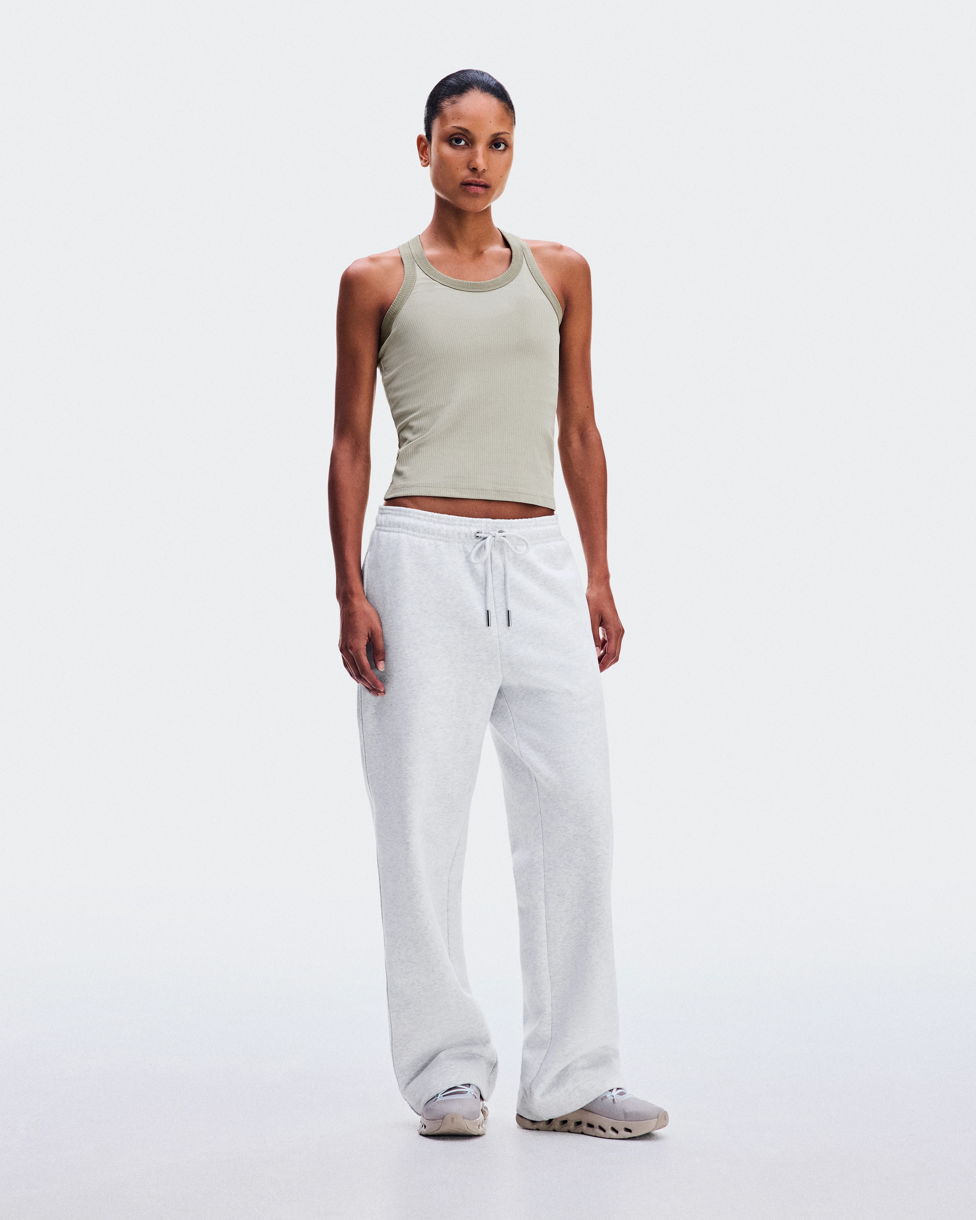On All-Day Ribbed Tank Brume Women Tops and t-shirts