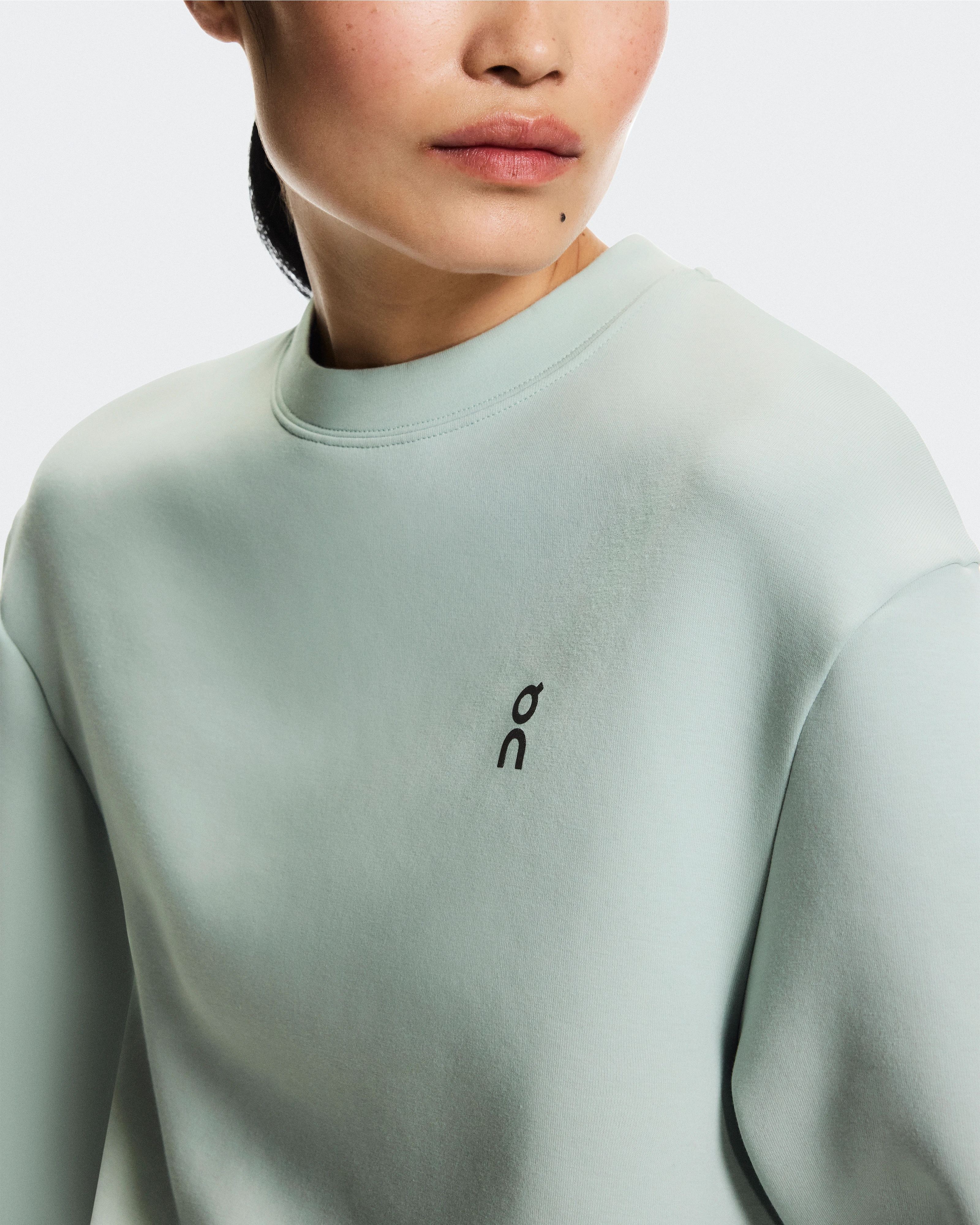 On Focus Tech Crew Mineral Women Hoodies and sweatshirts
