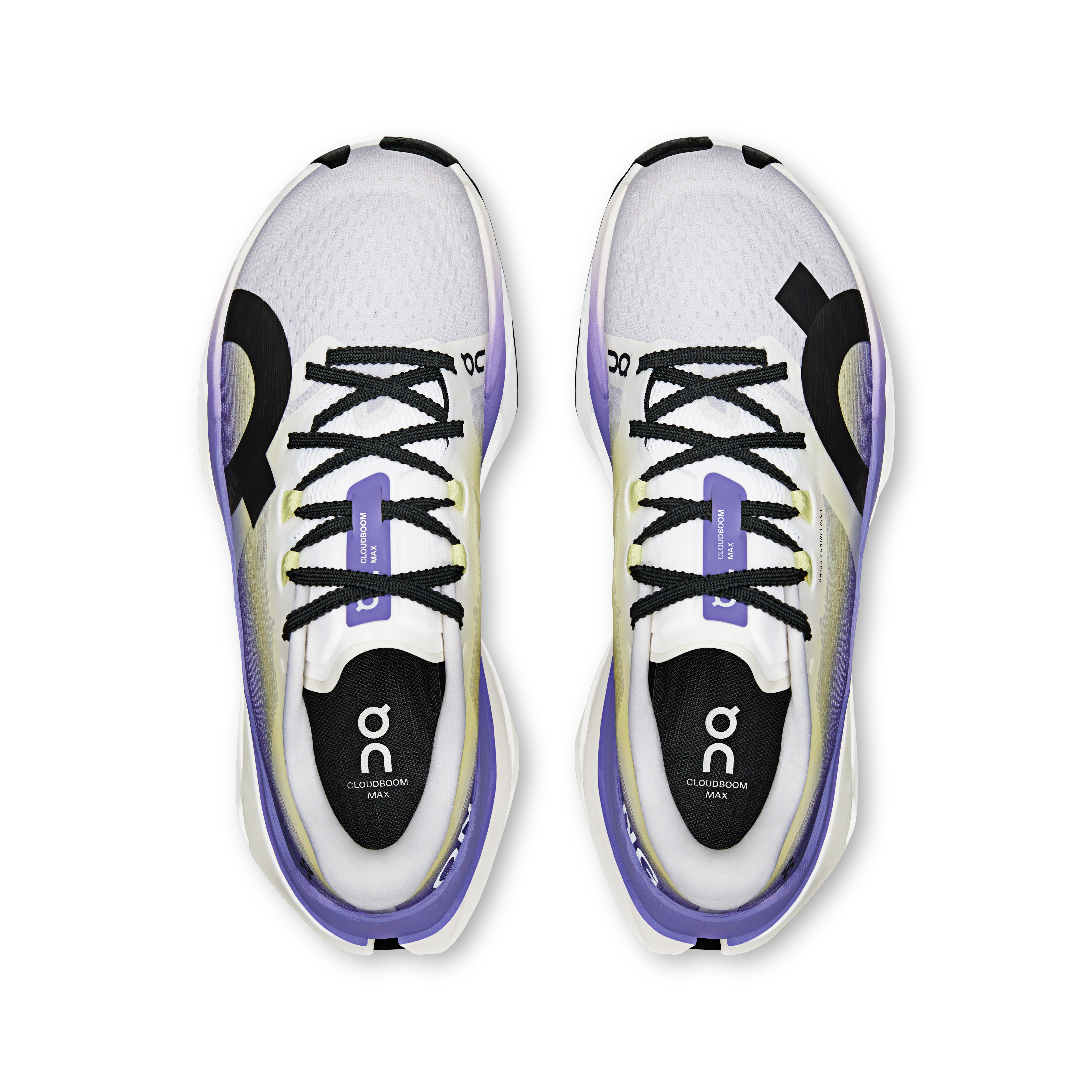 On Cloudboom Max White & Juniper Women Road running Shoes