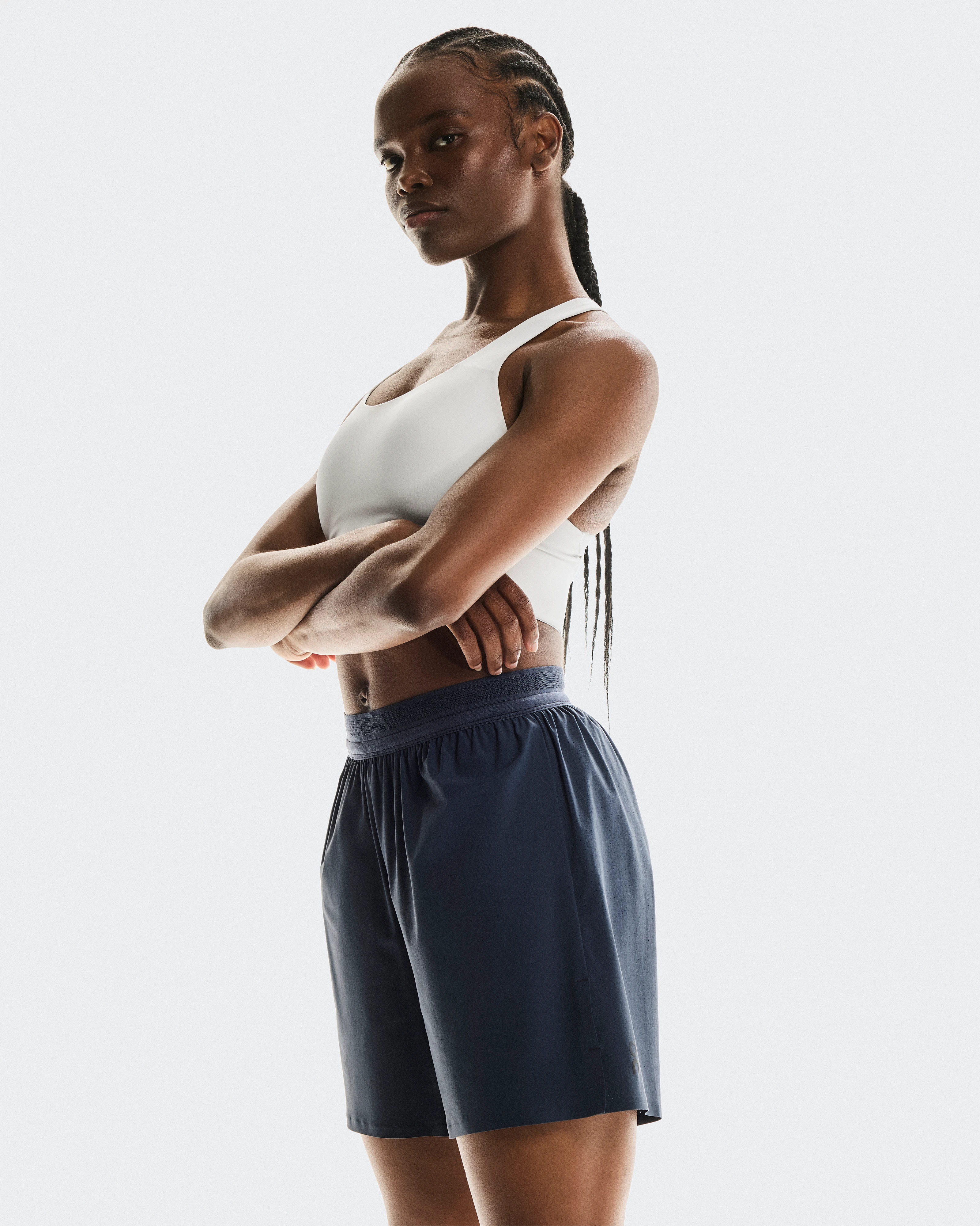 On 5" Performance Shorts Navy Women Shorts