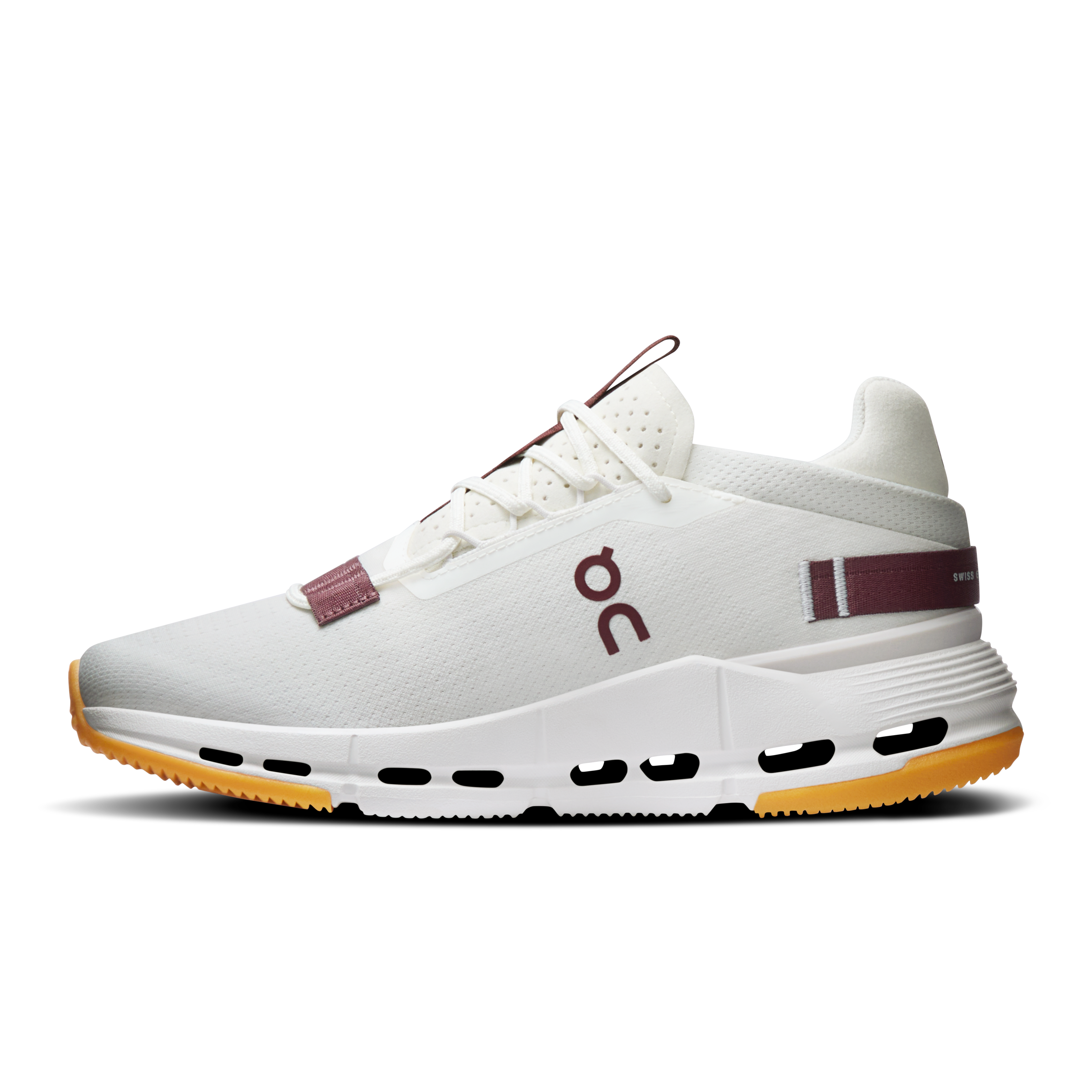 On Cloudnova 2 Ivory & Maroon Women Active life Shoes