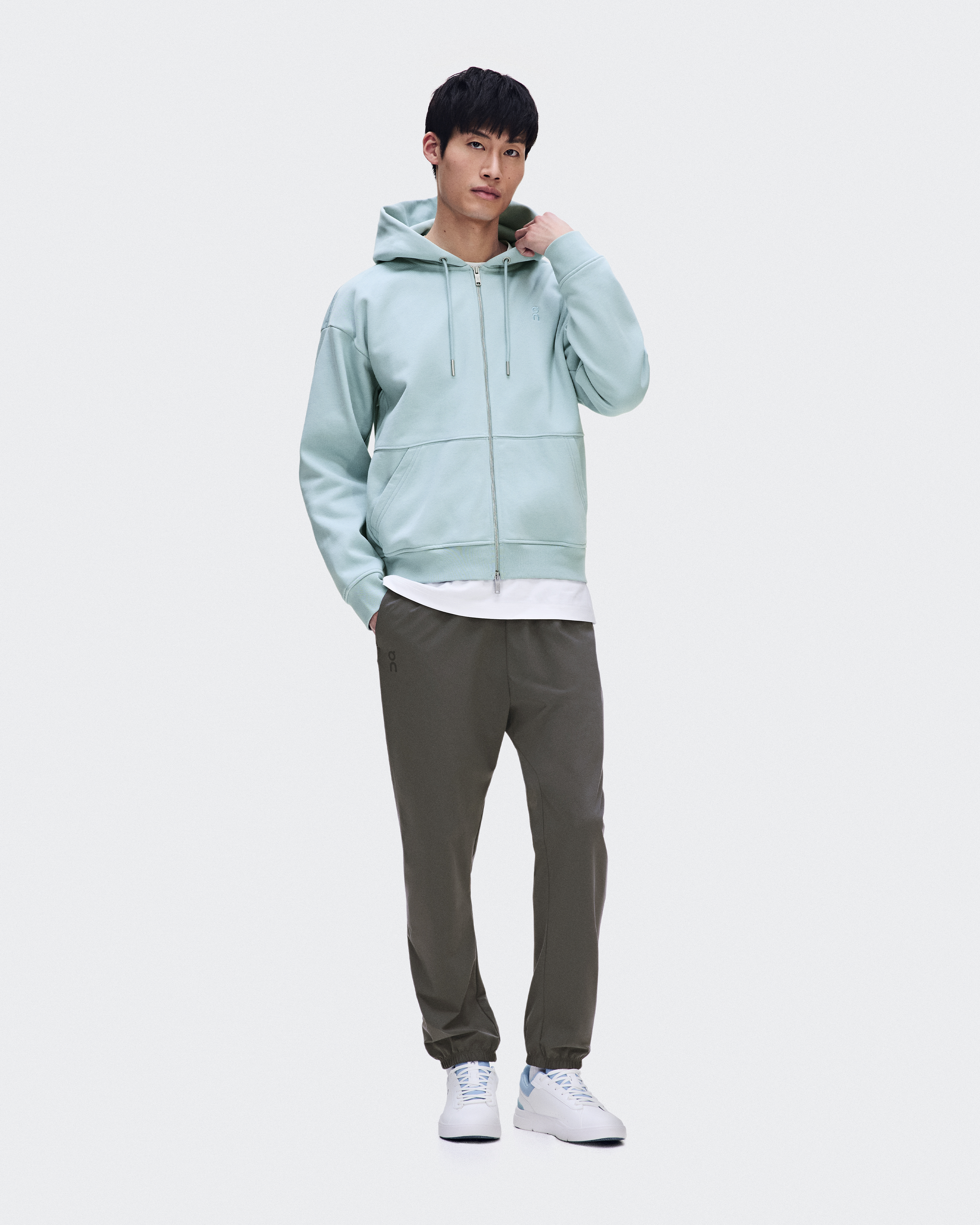 Club Collective Full Zip Hoodie in Brook