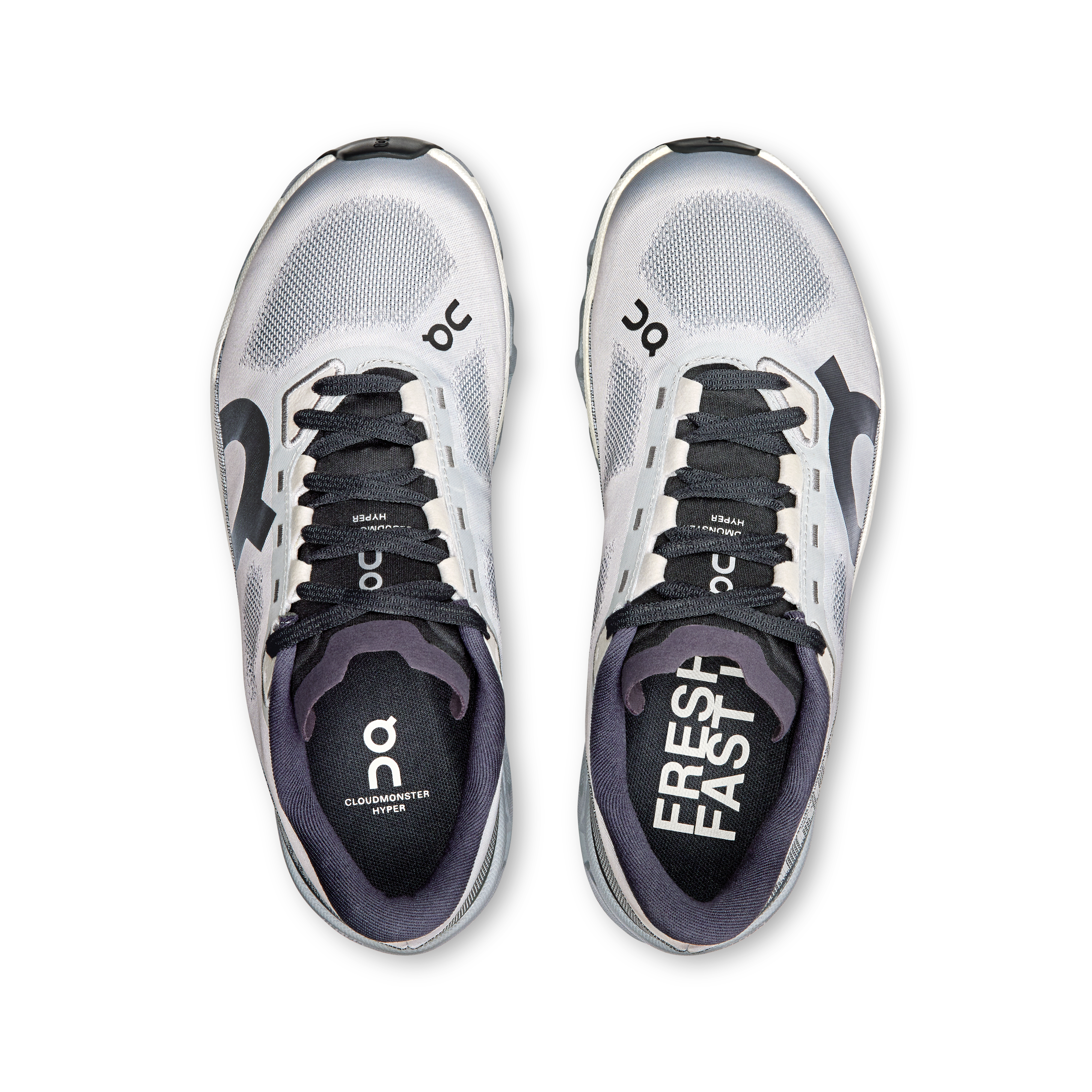 On Cloudmonster Hyper Glacier & Ivory Women Road running Shoes