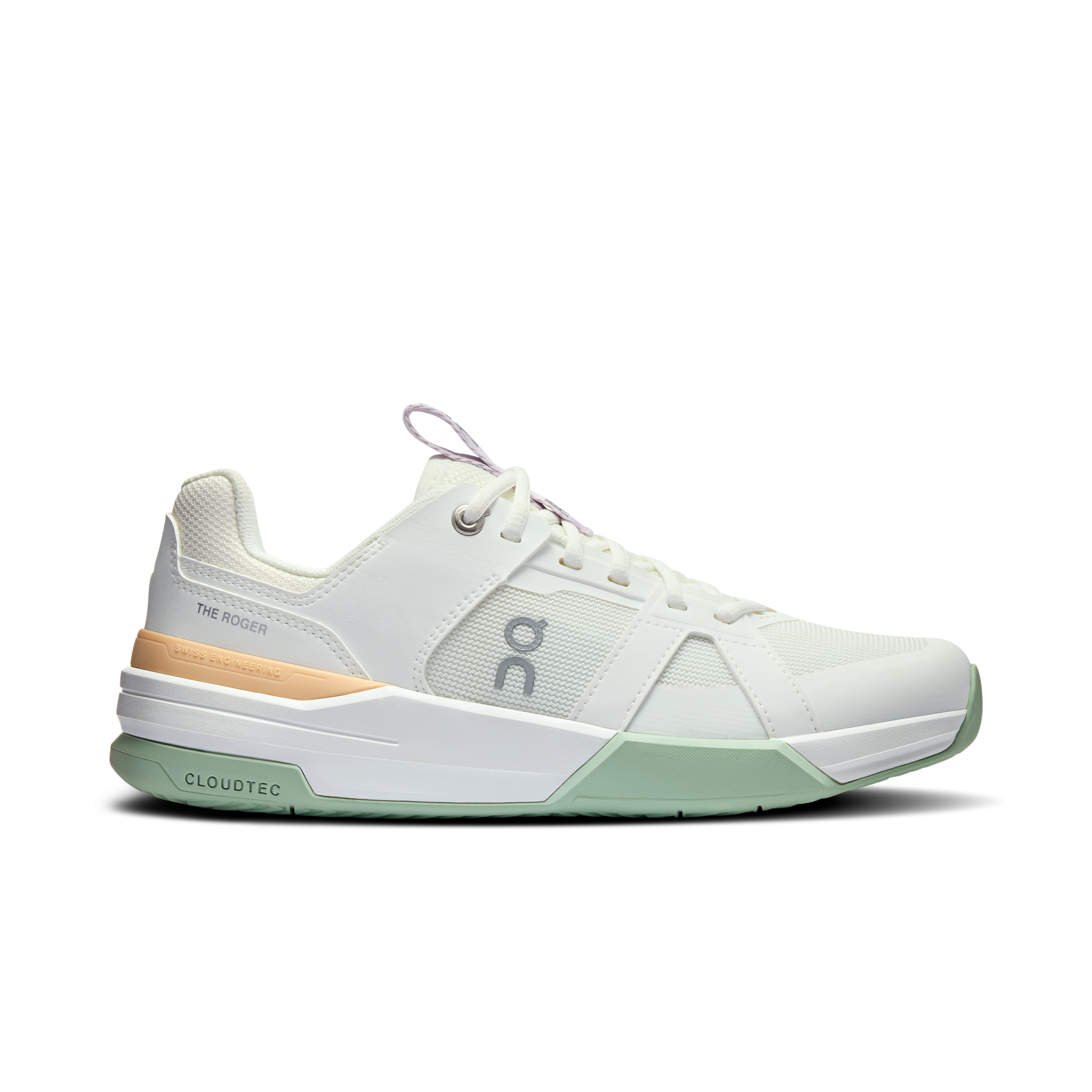 THE ROGER Clubhouse Pro Youth Lifestyle Shoe in White/Mineral