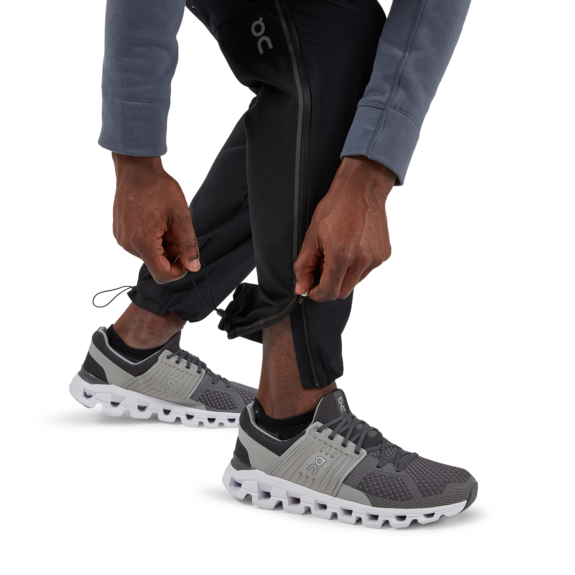 On Track Pants Black Men Pants