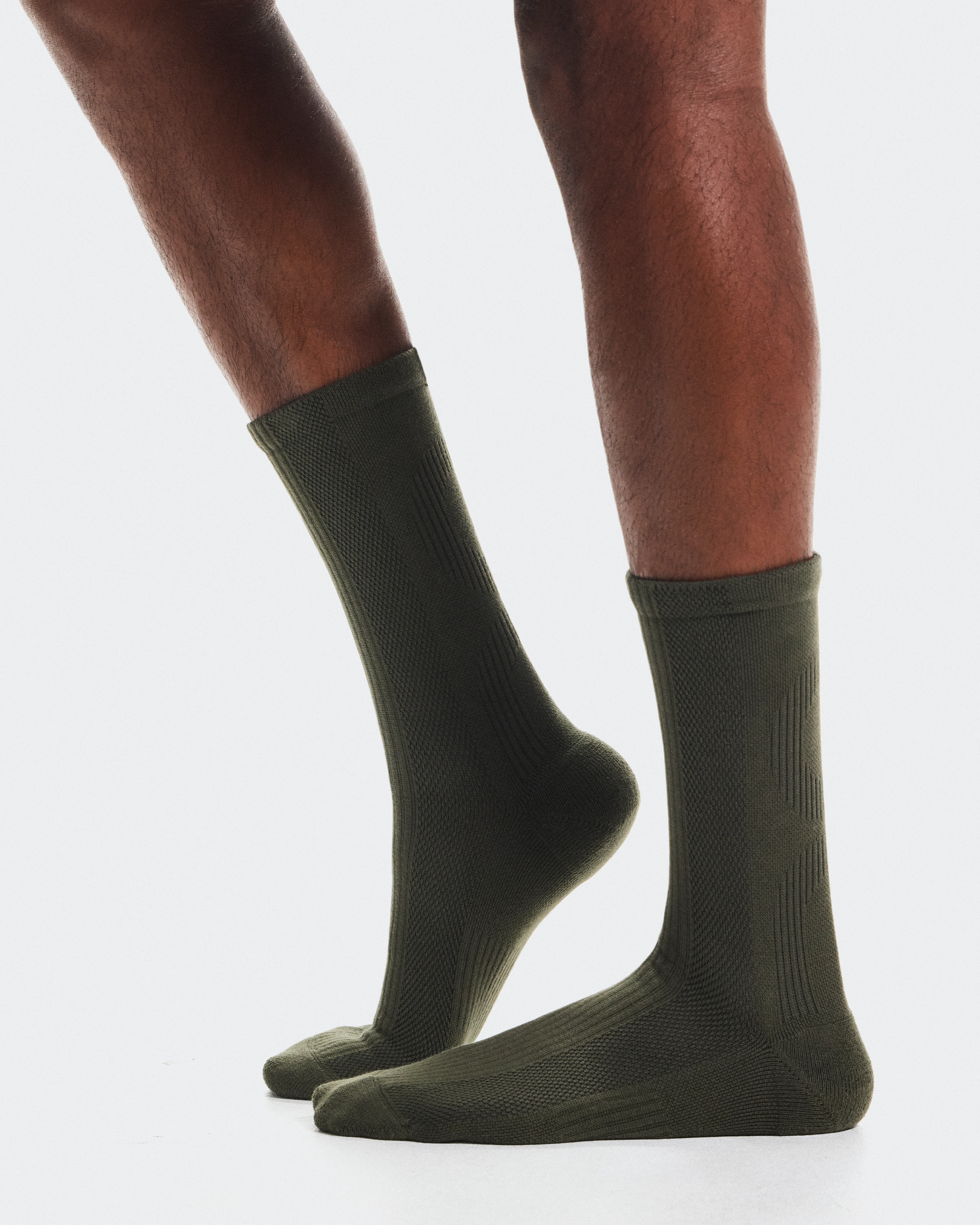 On Hybrid Sock High 2P Cinder & Kalamata Unisex Socks