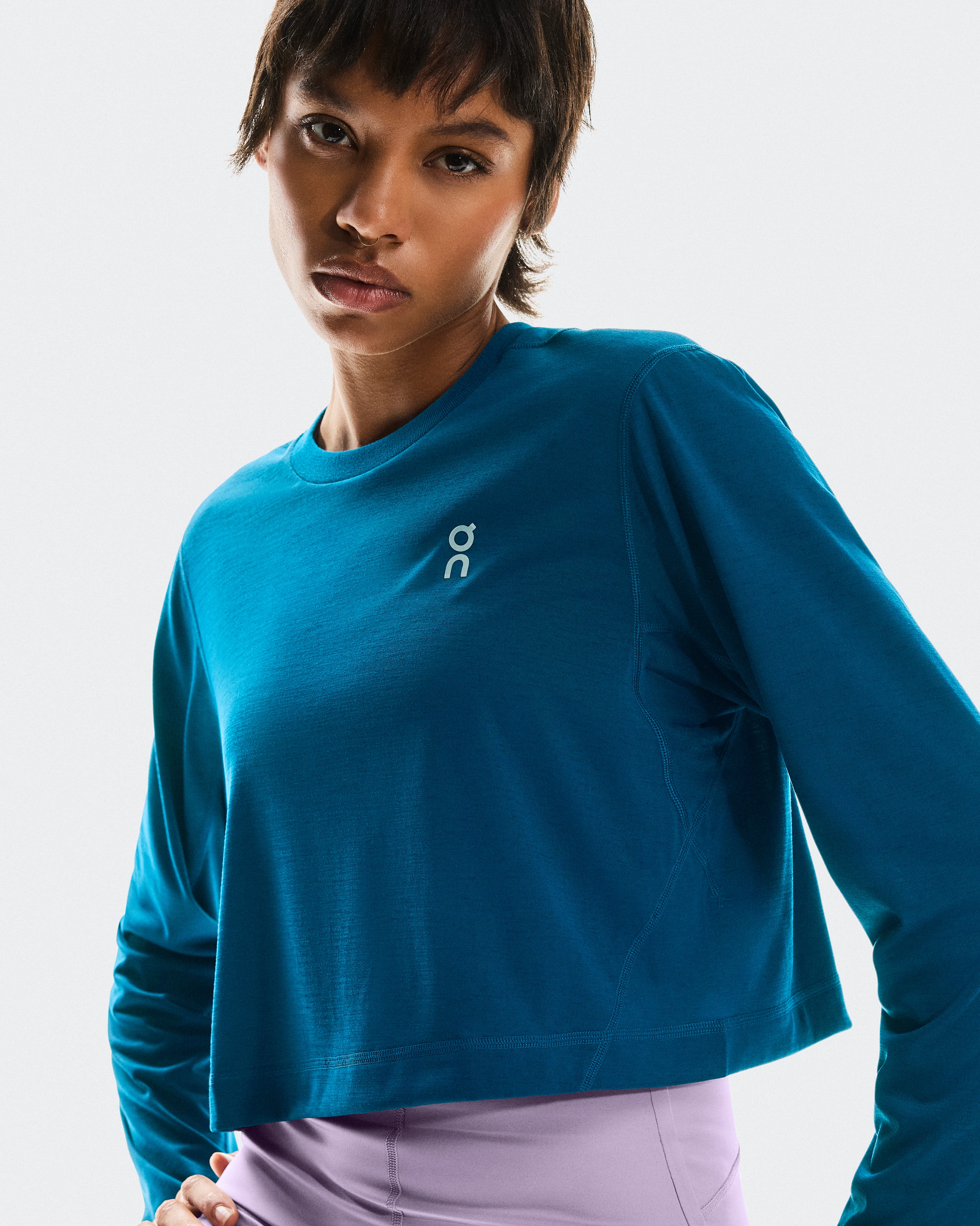 On Train Long-T Crop Tempest Women Tops and t-shirts