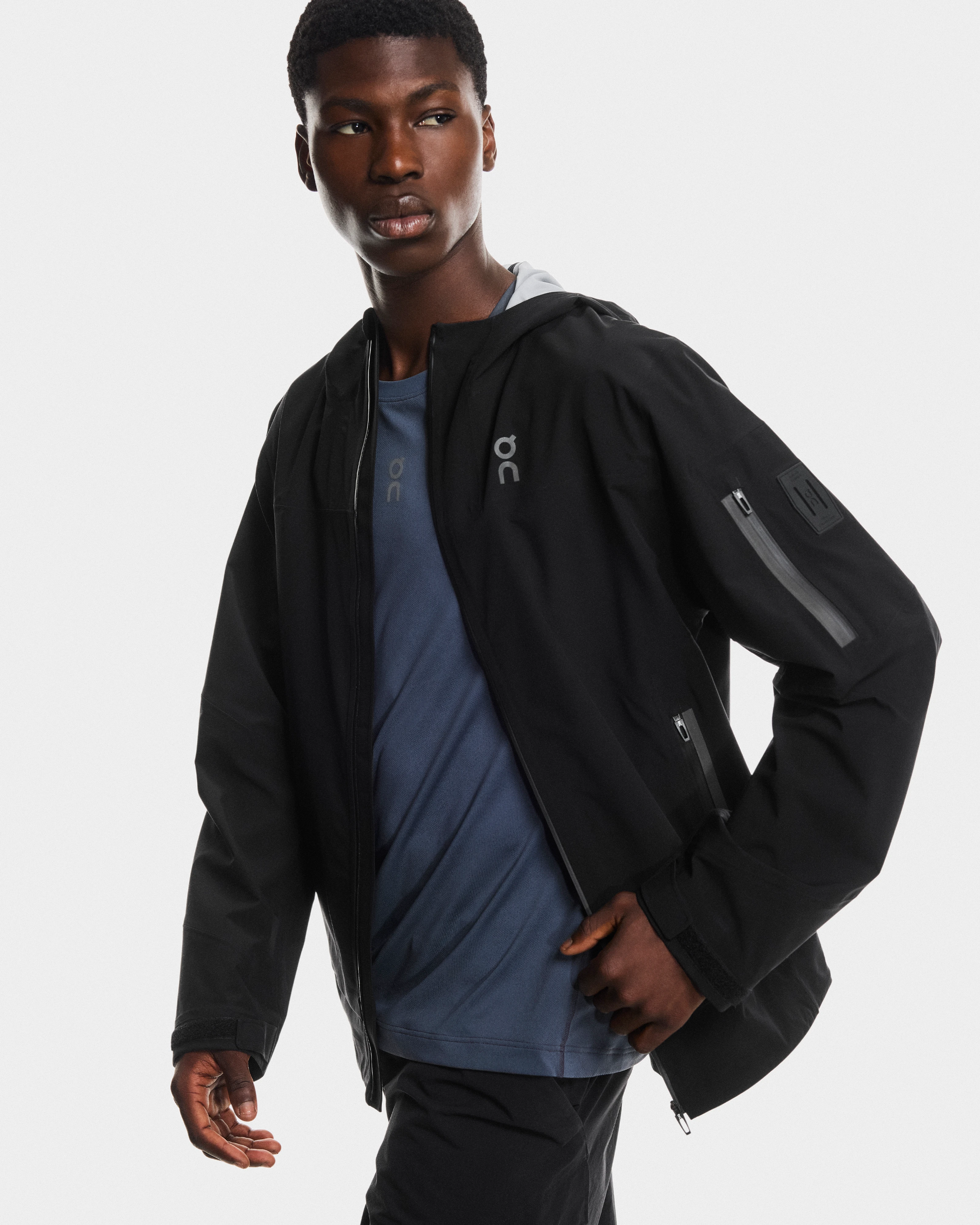 On Trek Jacket Black Men Jackets