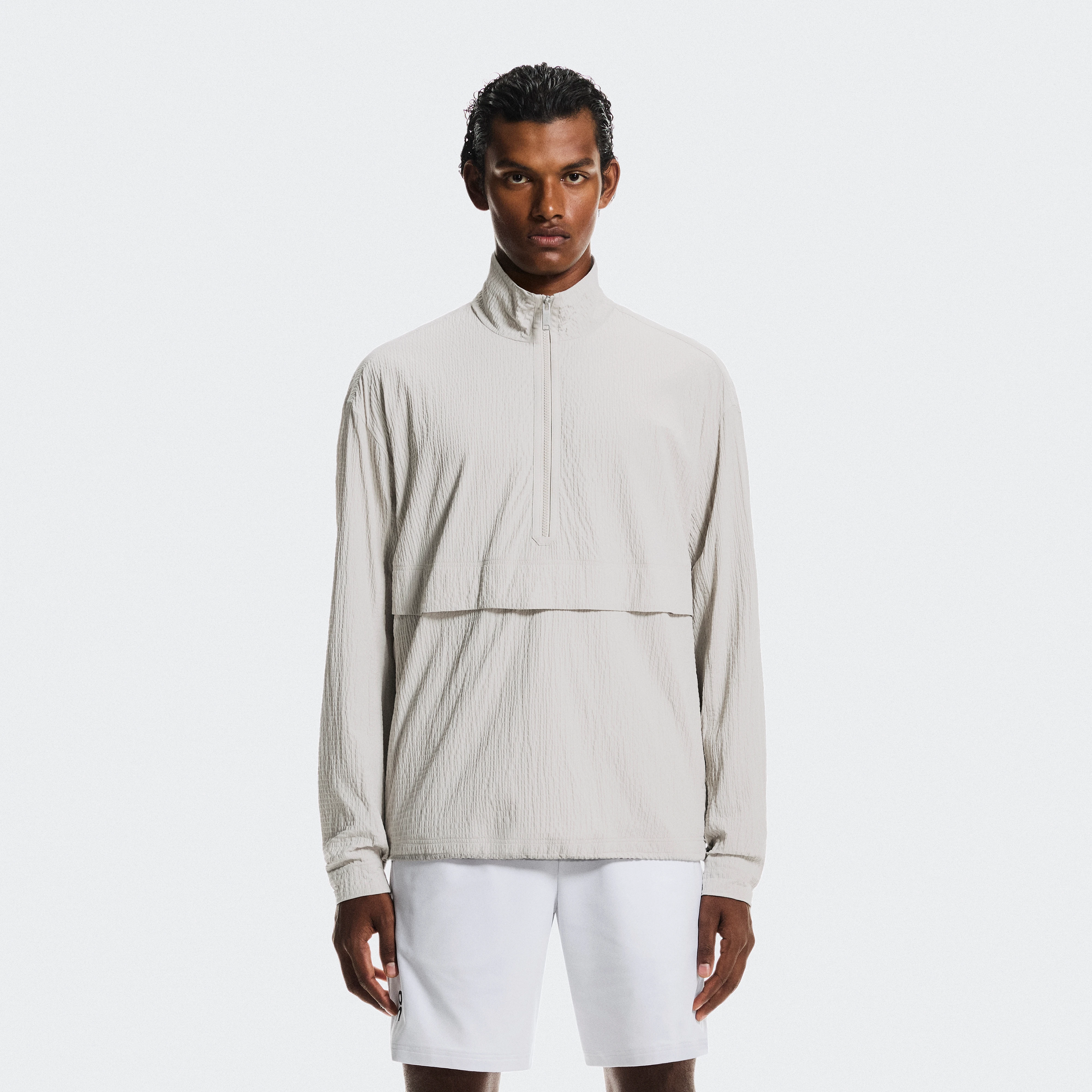 On Courtside 1/2 Zip Eaze Sand Men – Tennis lifestyle Hoodies and sweatshirts