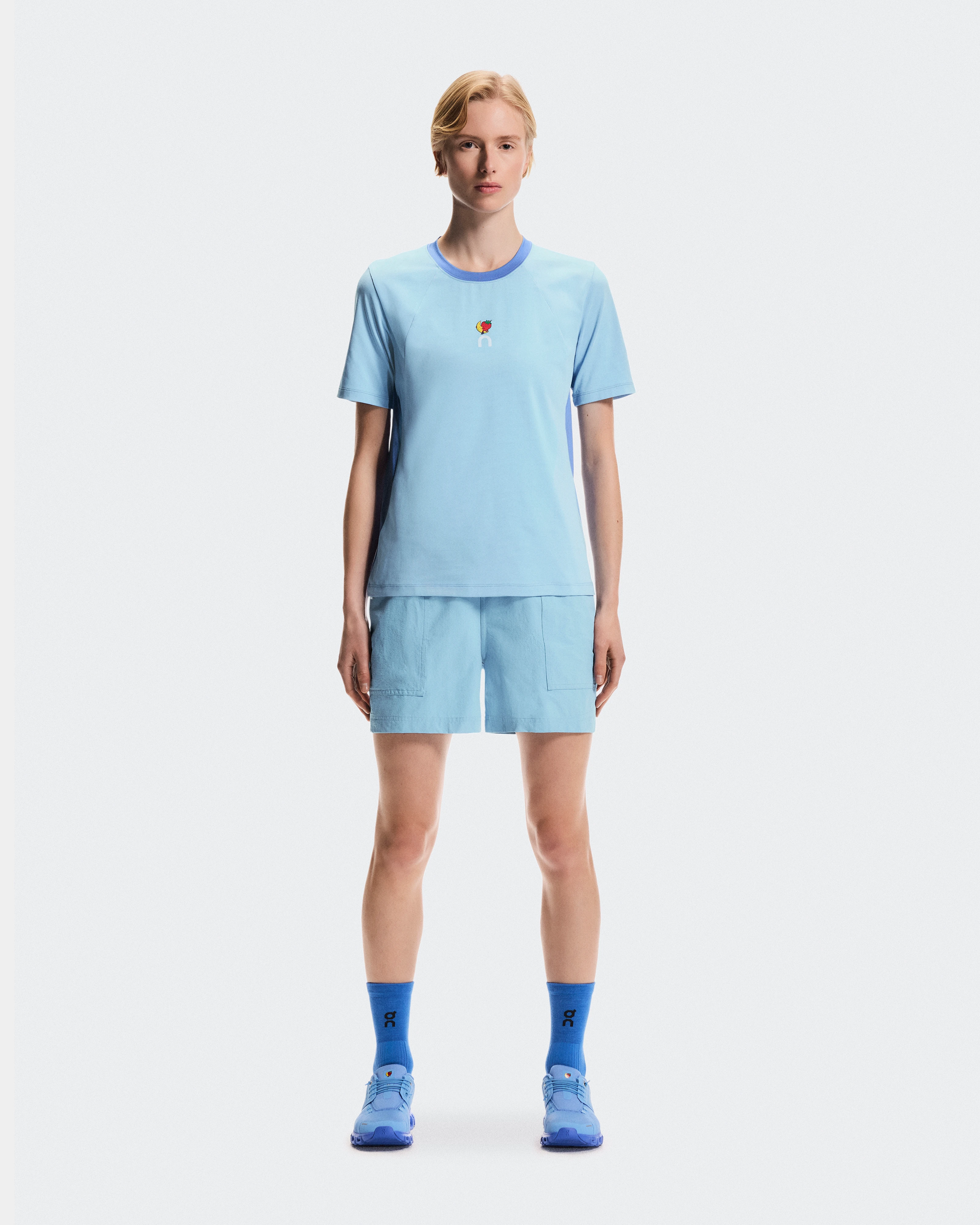 On Trek-T SHF Gourami & Ultramarine Women Tops and t-shirts