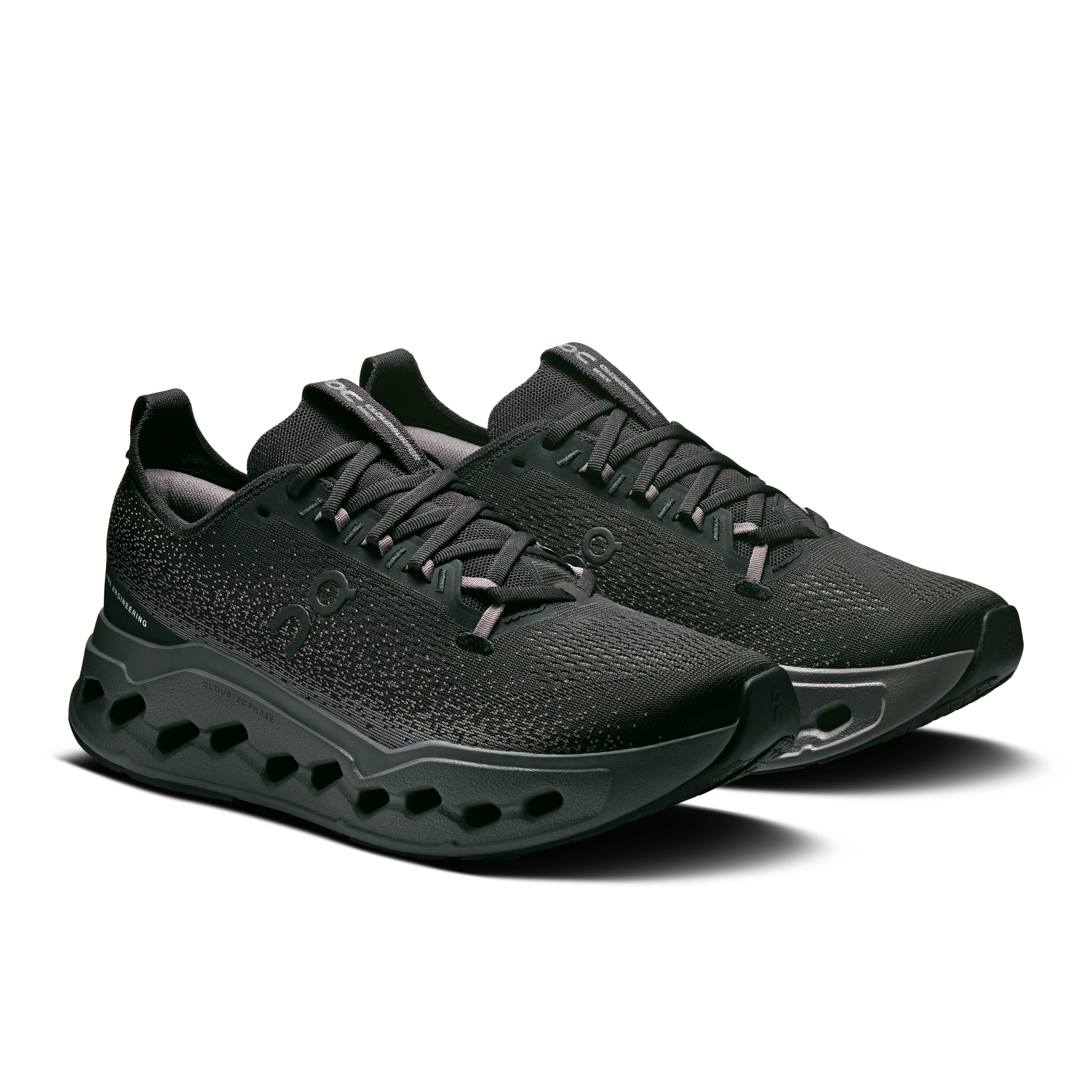 On Cloudsurfer Max Wide Black & Eclipse Men Road running Shoes