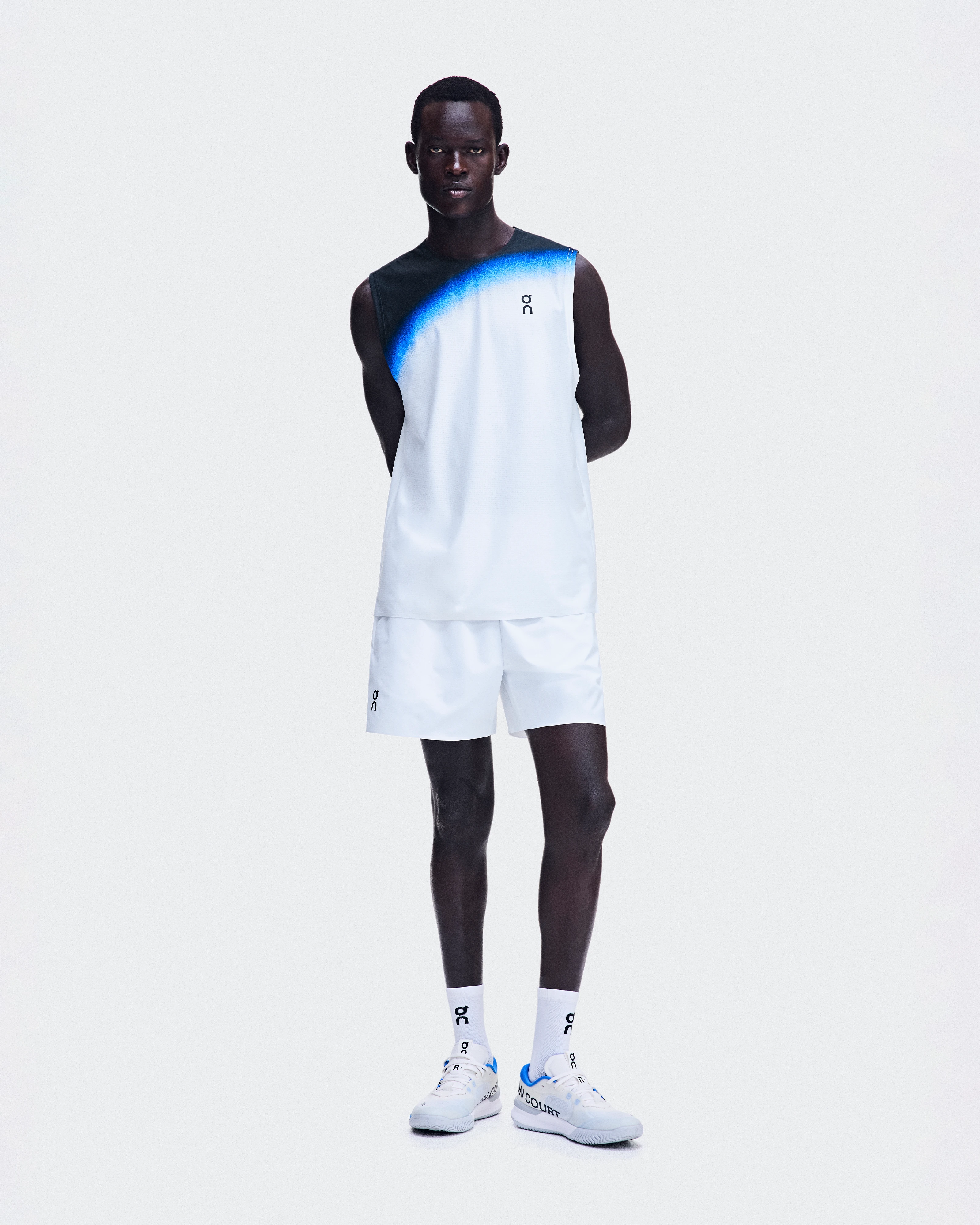 On Court Tank Swing White & Jay Men Tops and t-shirts