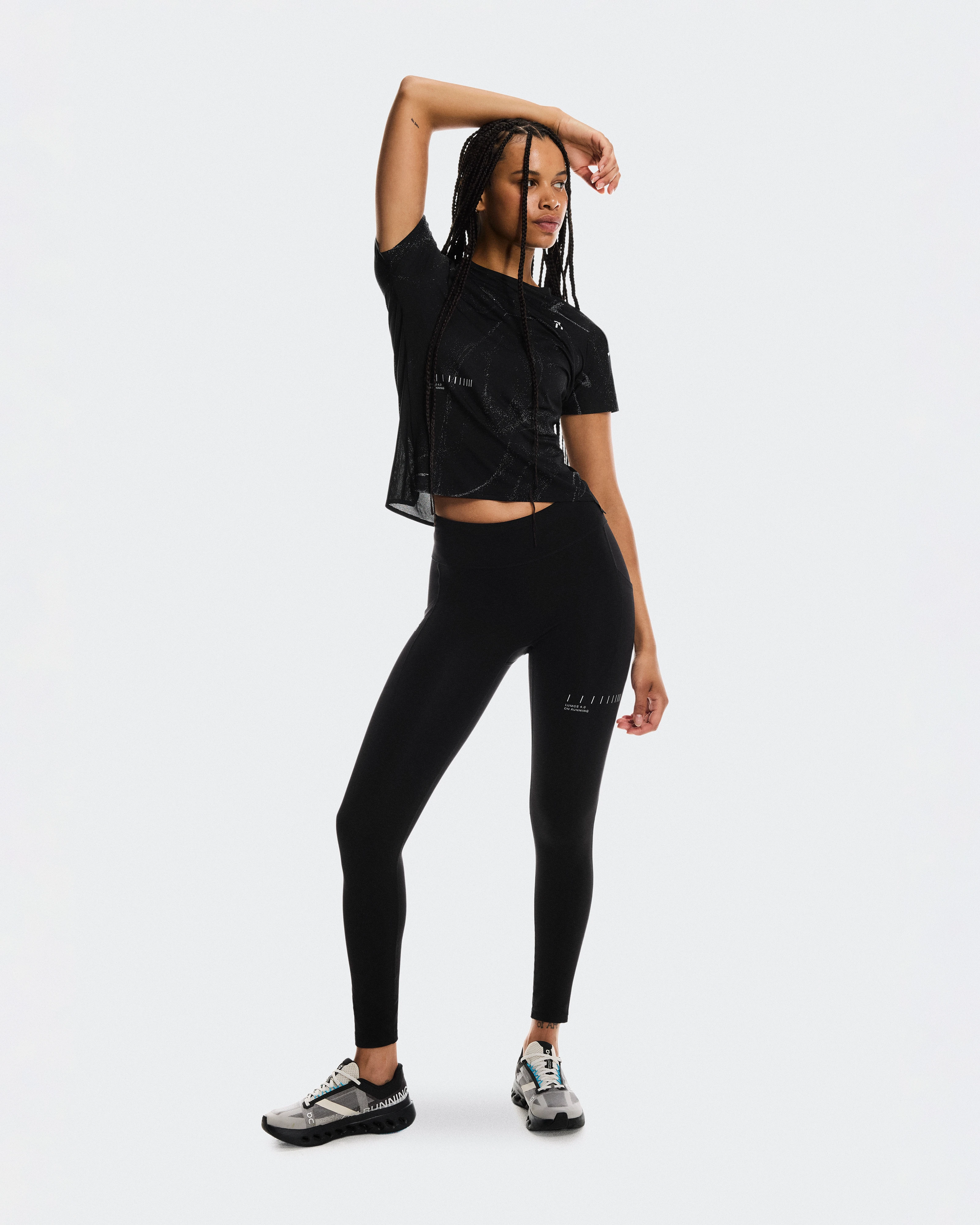 On Performance Tights Lumos Black Women Tights