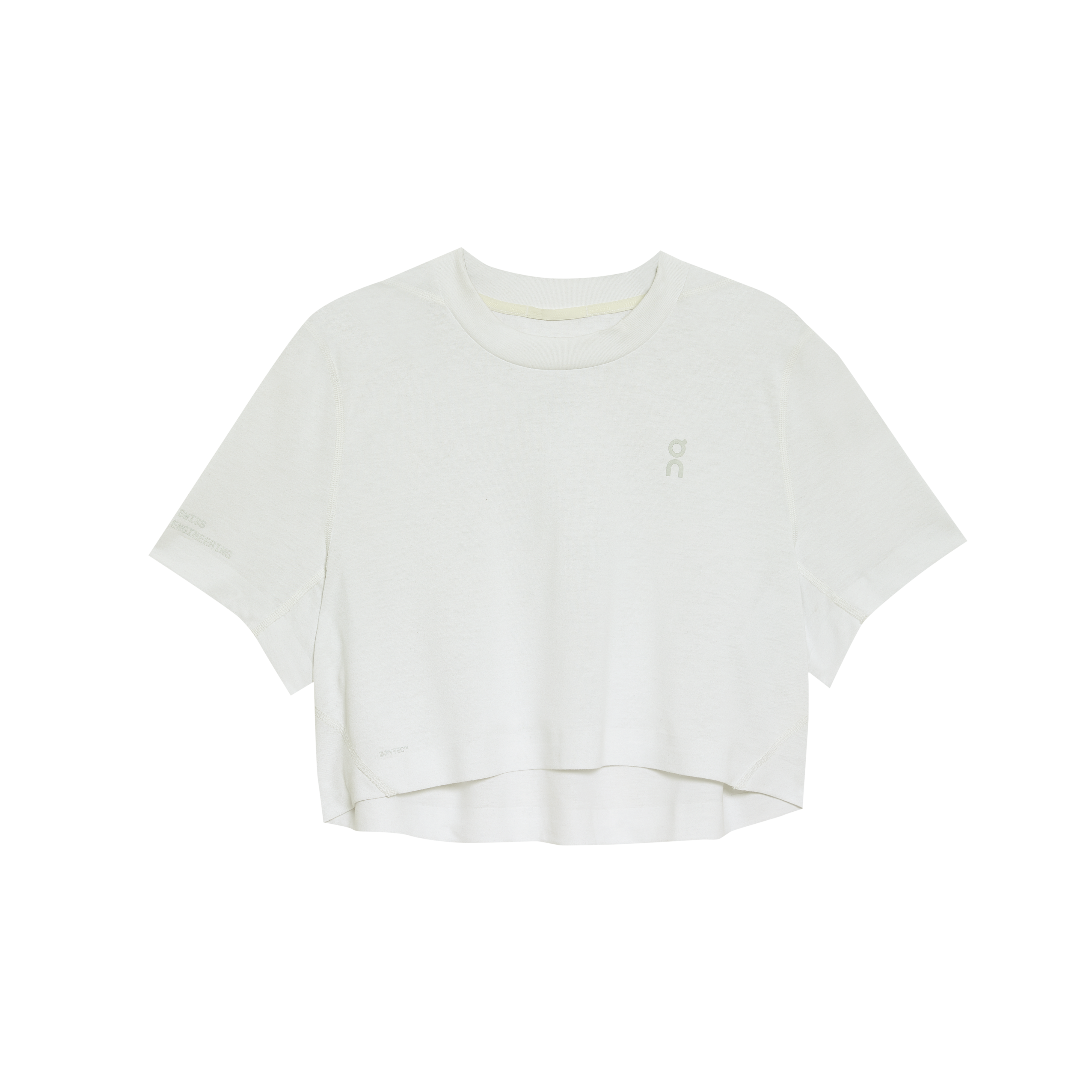 Train-T Crop Short-Sleeve Shirt in White
