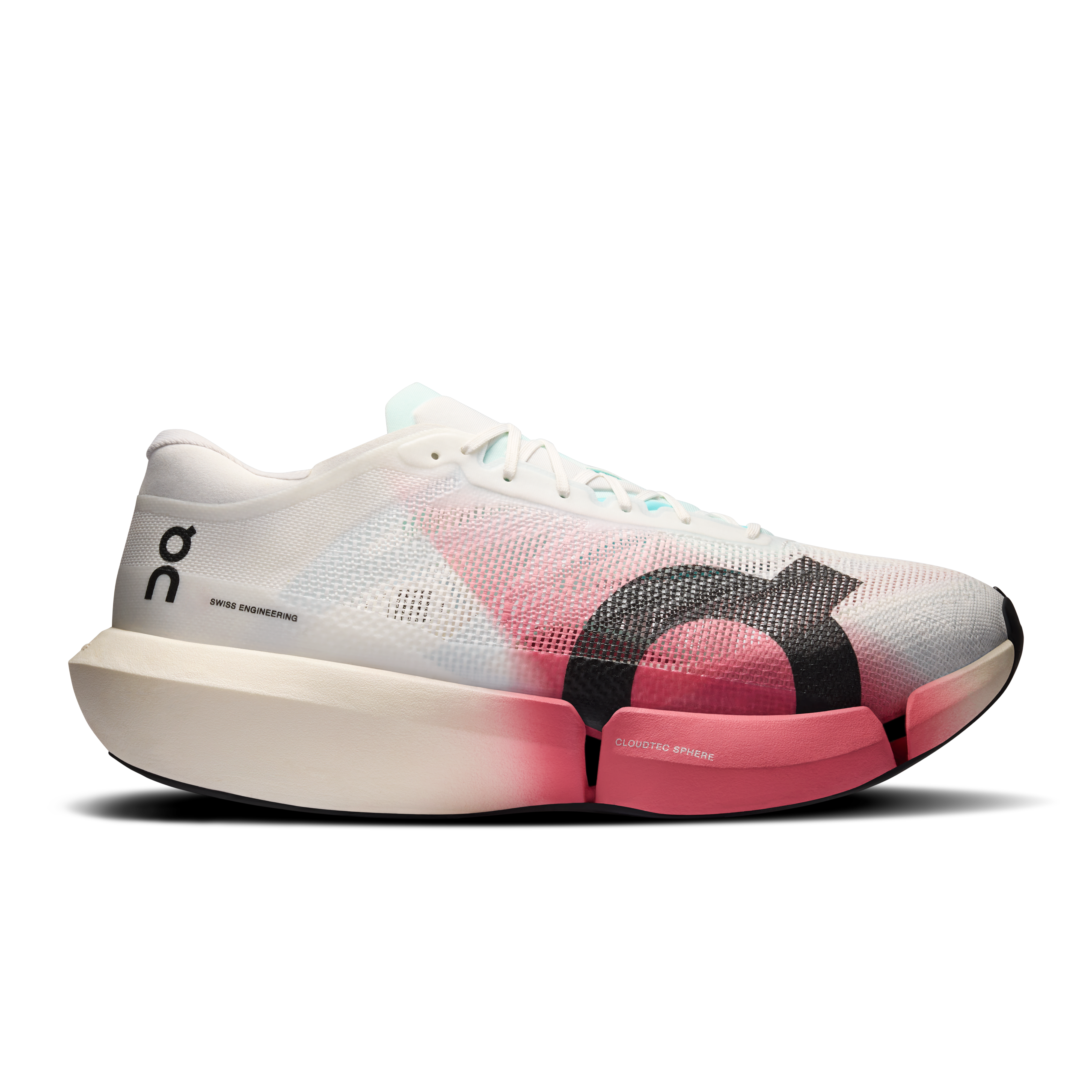 On Cloudboom Strike 2 White & Camellia Unisex – Marathons, half marathons, fast ride Shoes
