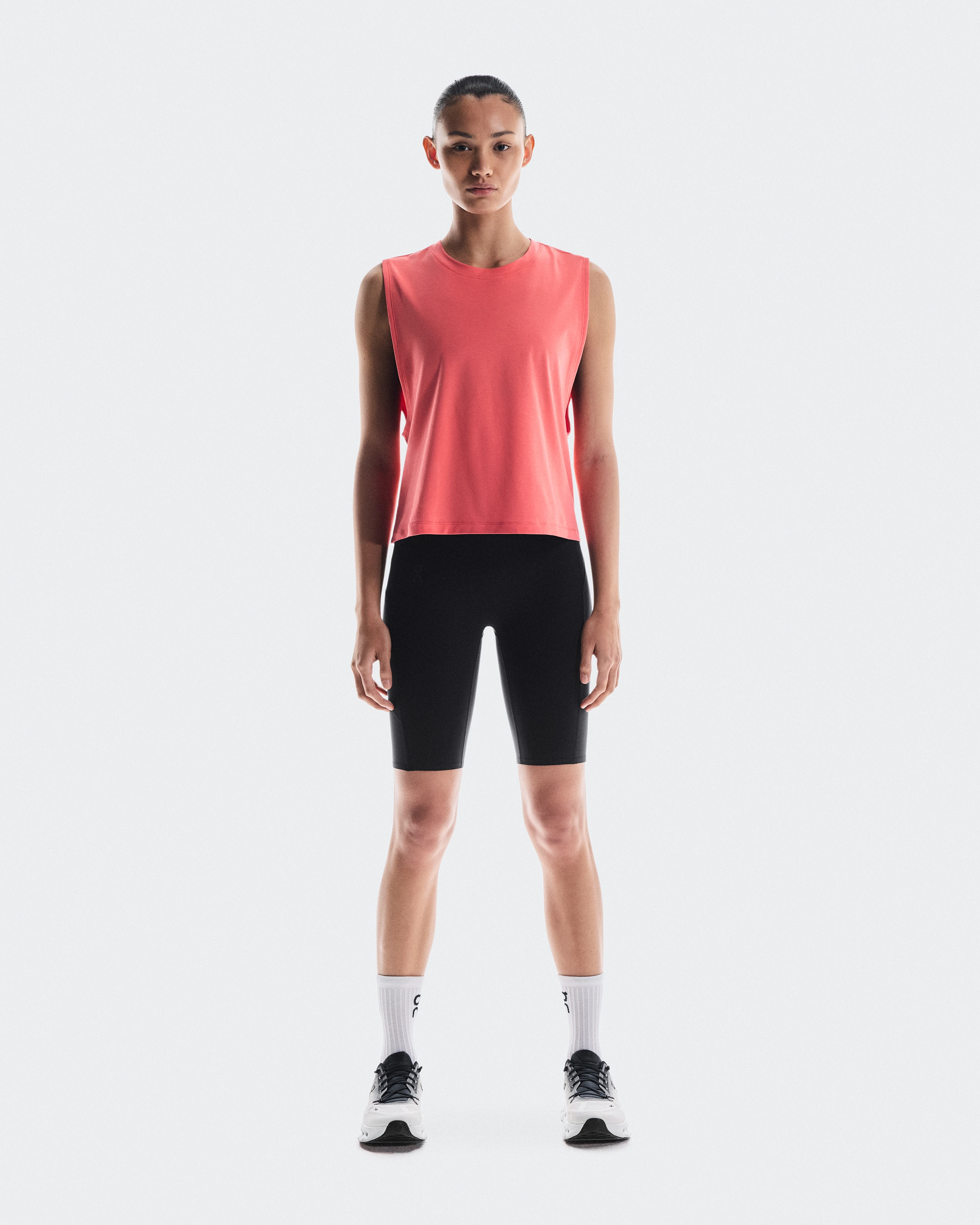 On Focus Crop Coral Women Tops and t-shirts