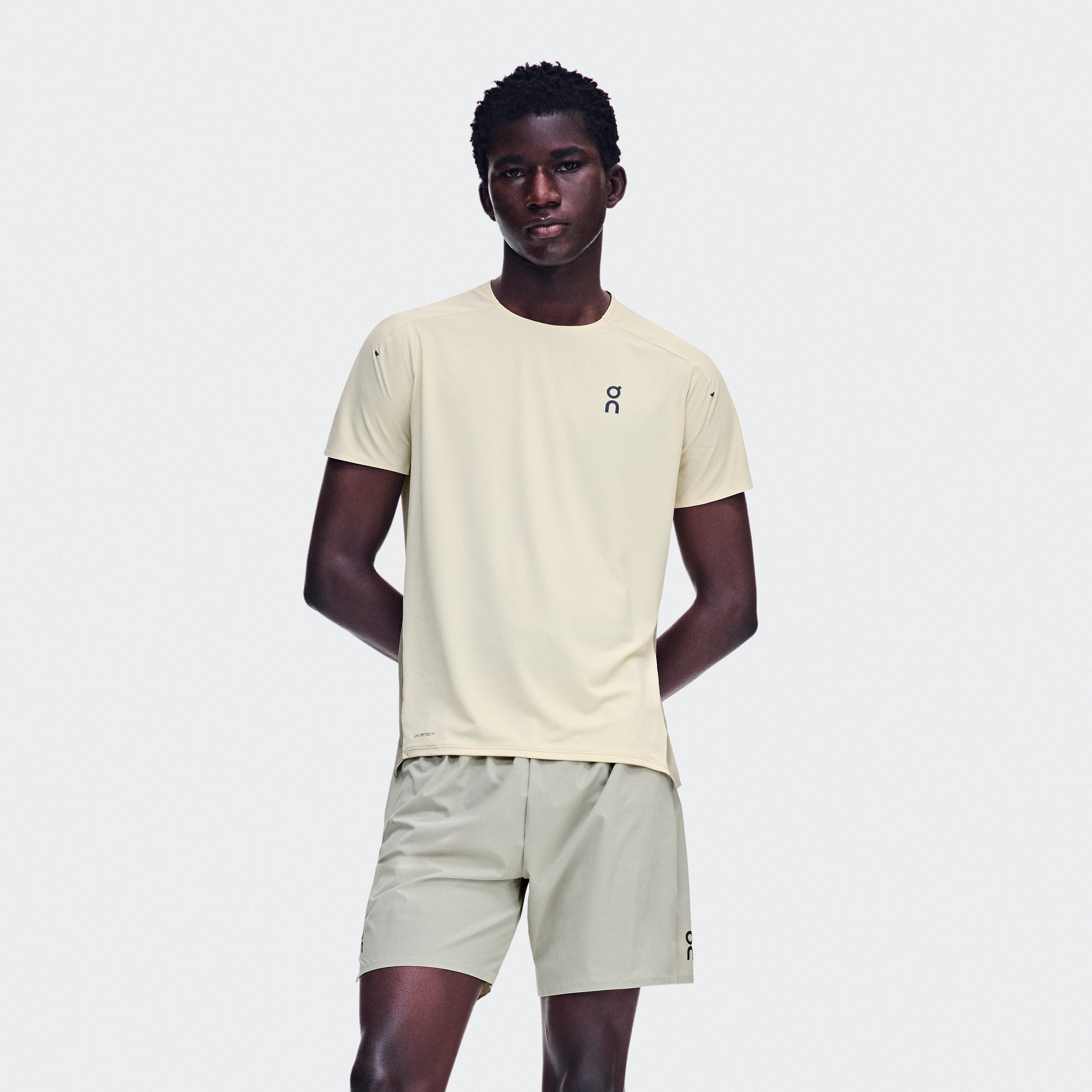 On Performance-T Hare & Brume Men – Road running, warm weather Tops and t-shirts