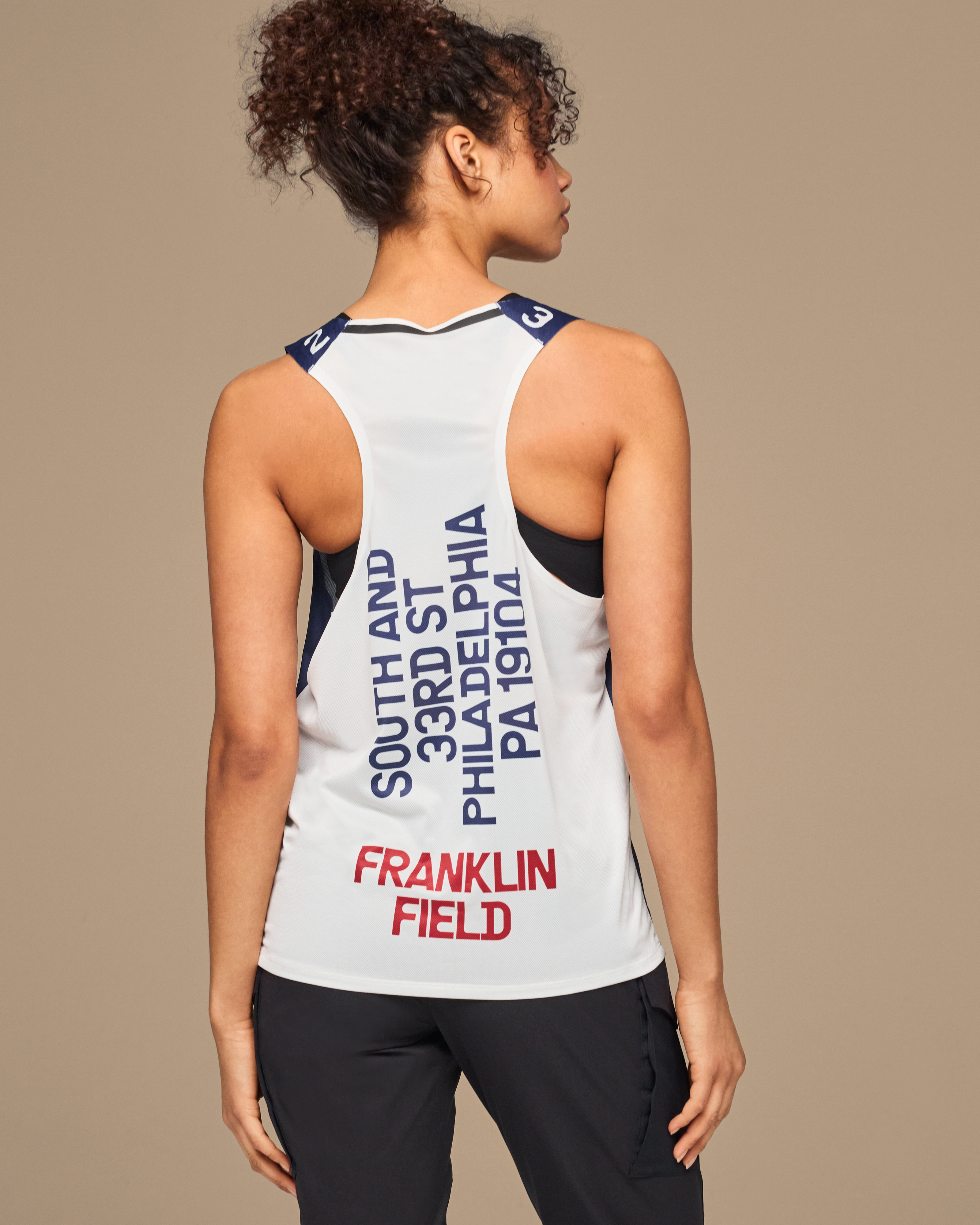 On Penn Relays Singlet Indigo Unisex Tops and t-shirts