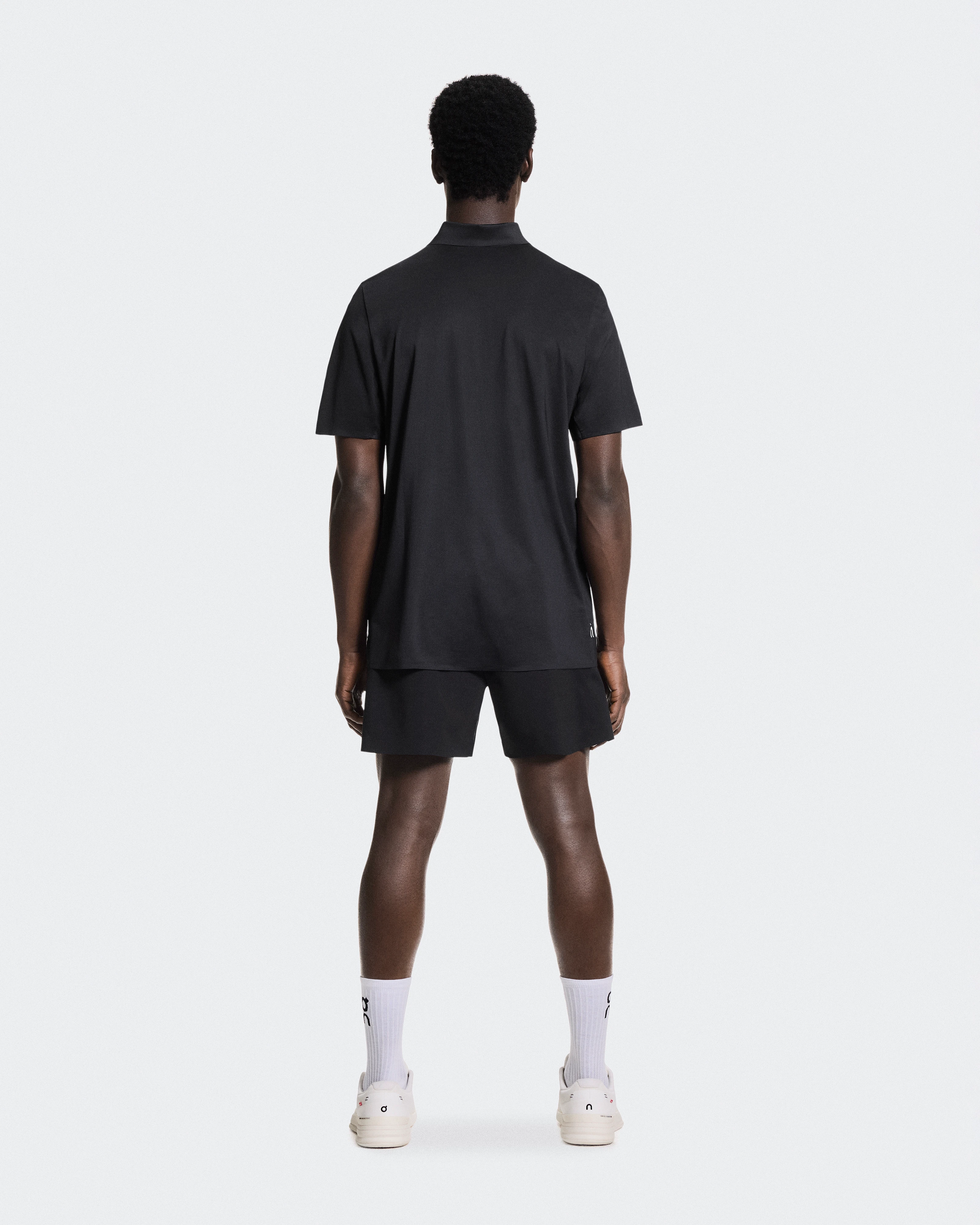 On Court Polo Black Men Tops and t-shirts