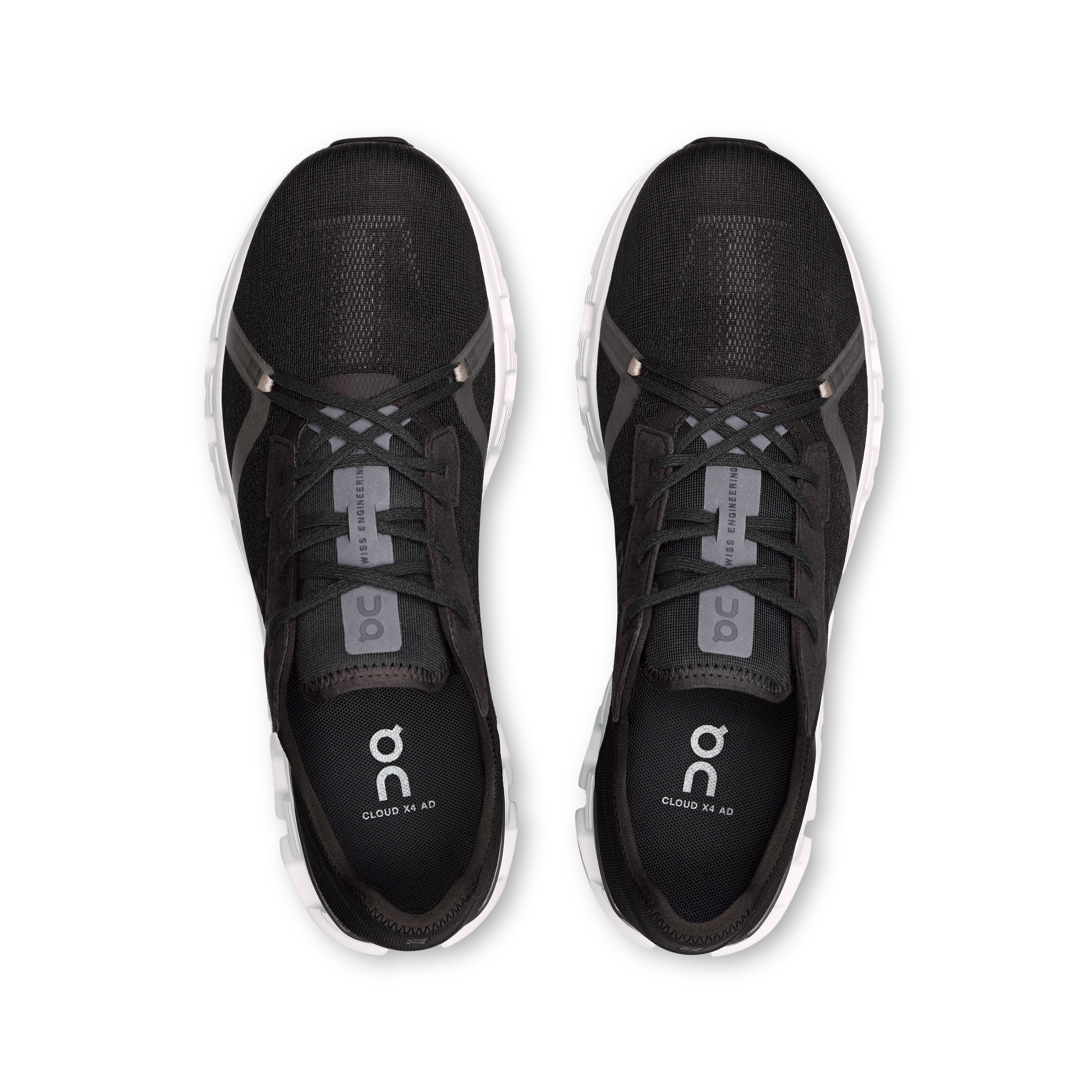 On Cloud X 4 AD Black & Asphalt Men training_shoes Shoes