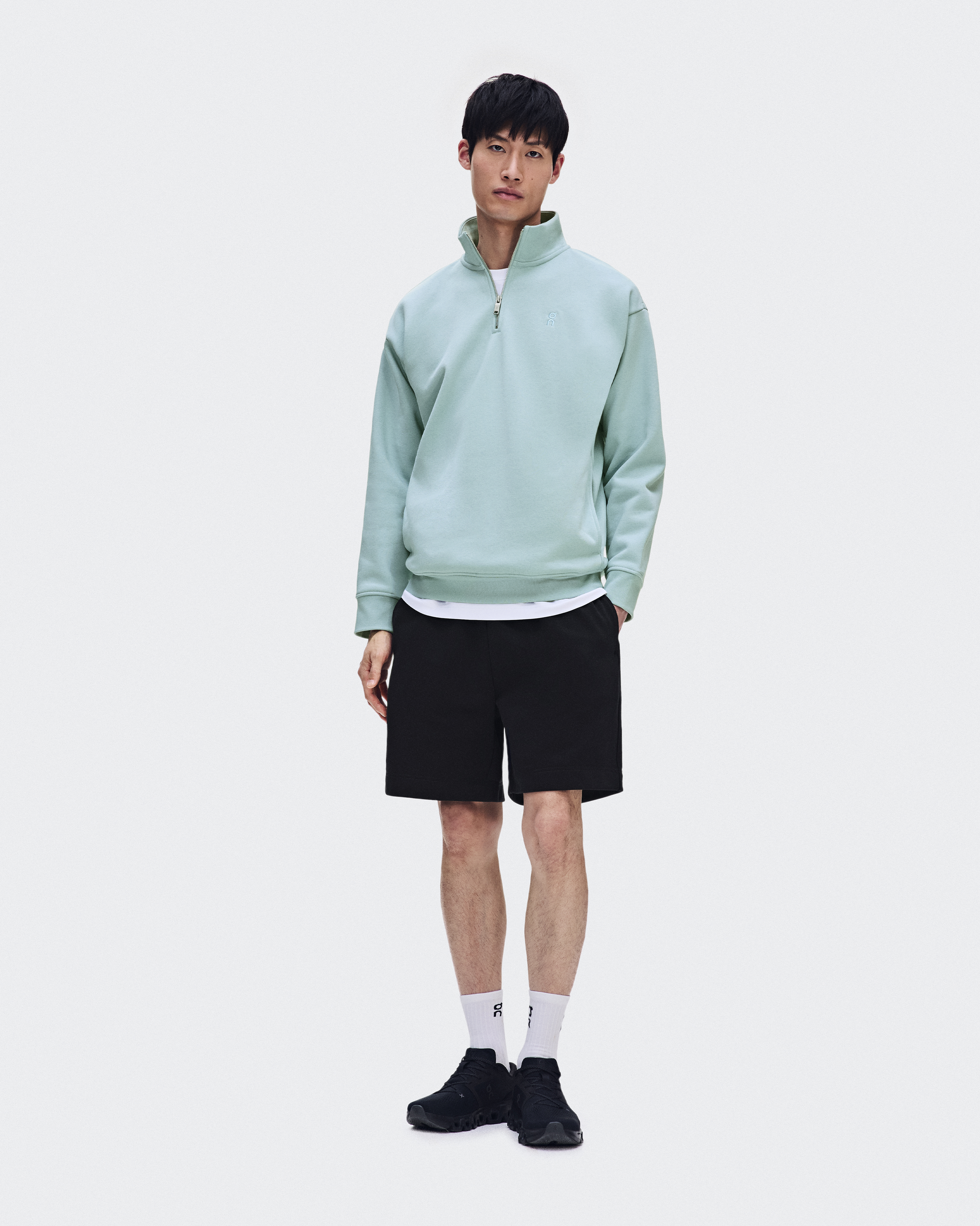 Club Collective 1/4 Zip Sweater in Brook