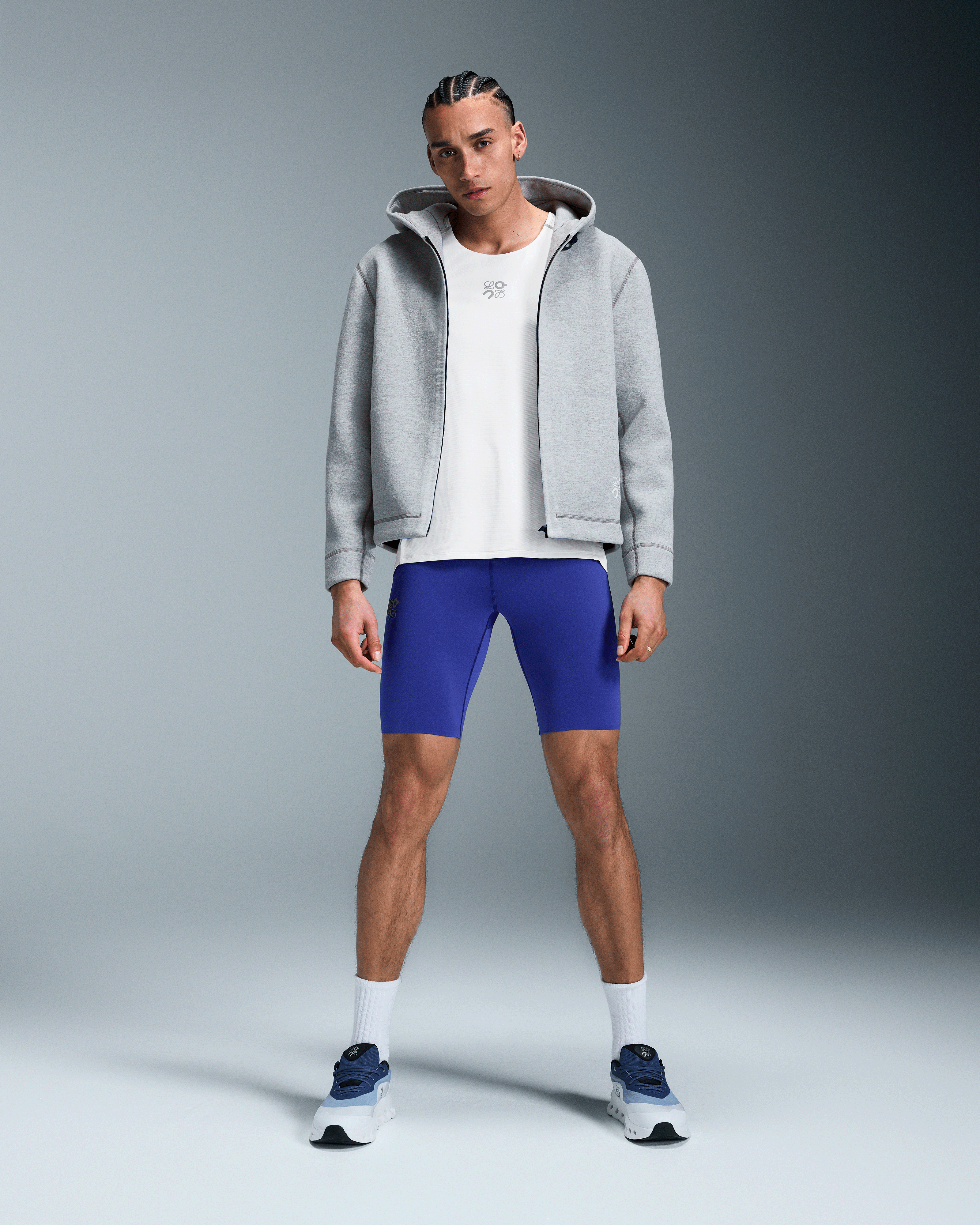 On Active Shorts LOEWE Blue Men Shorts