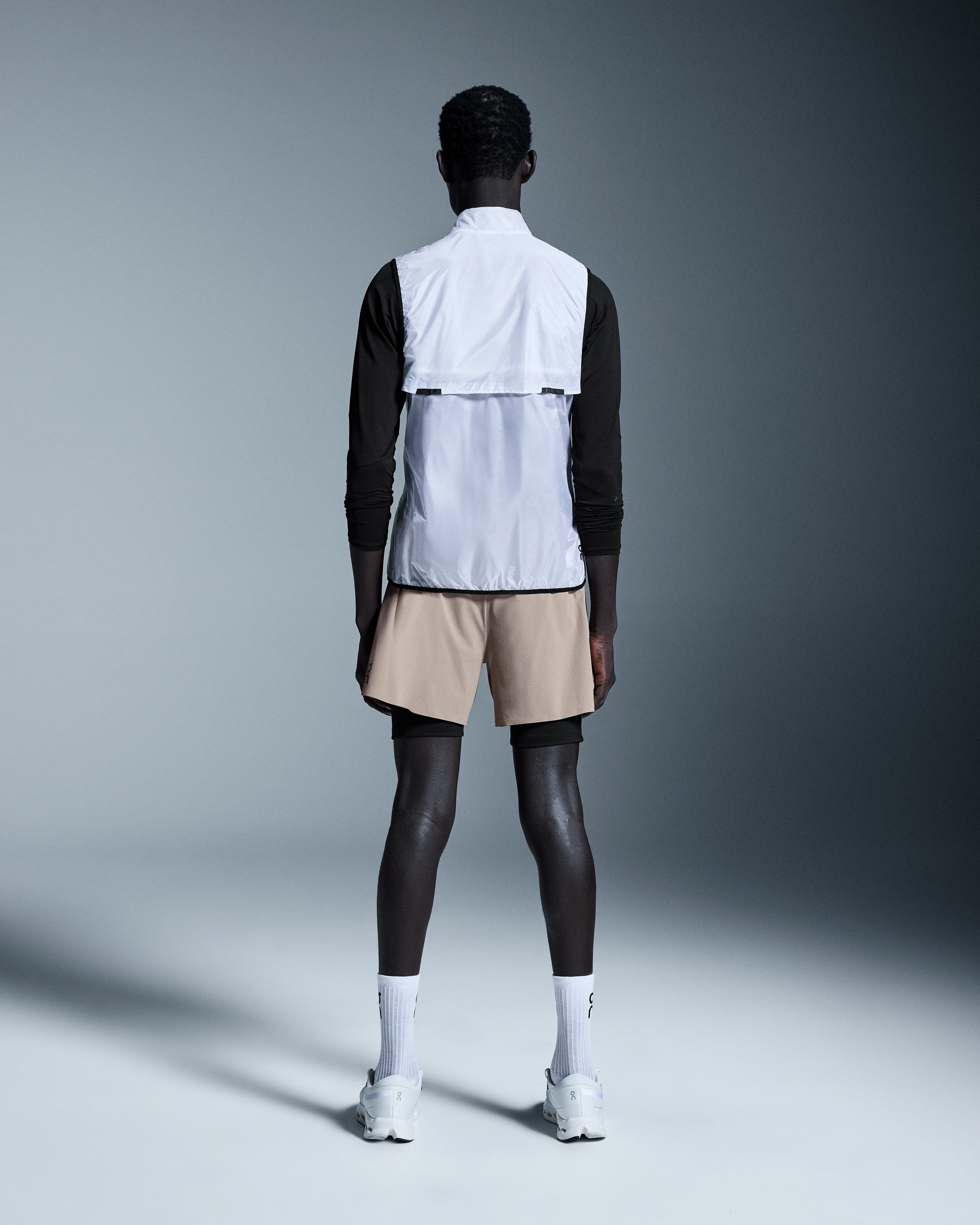 On 5" Performance 2/1 Shorts Cinder & Black Men Shorts