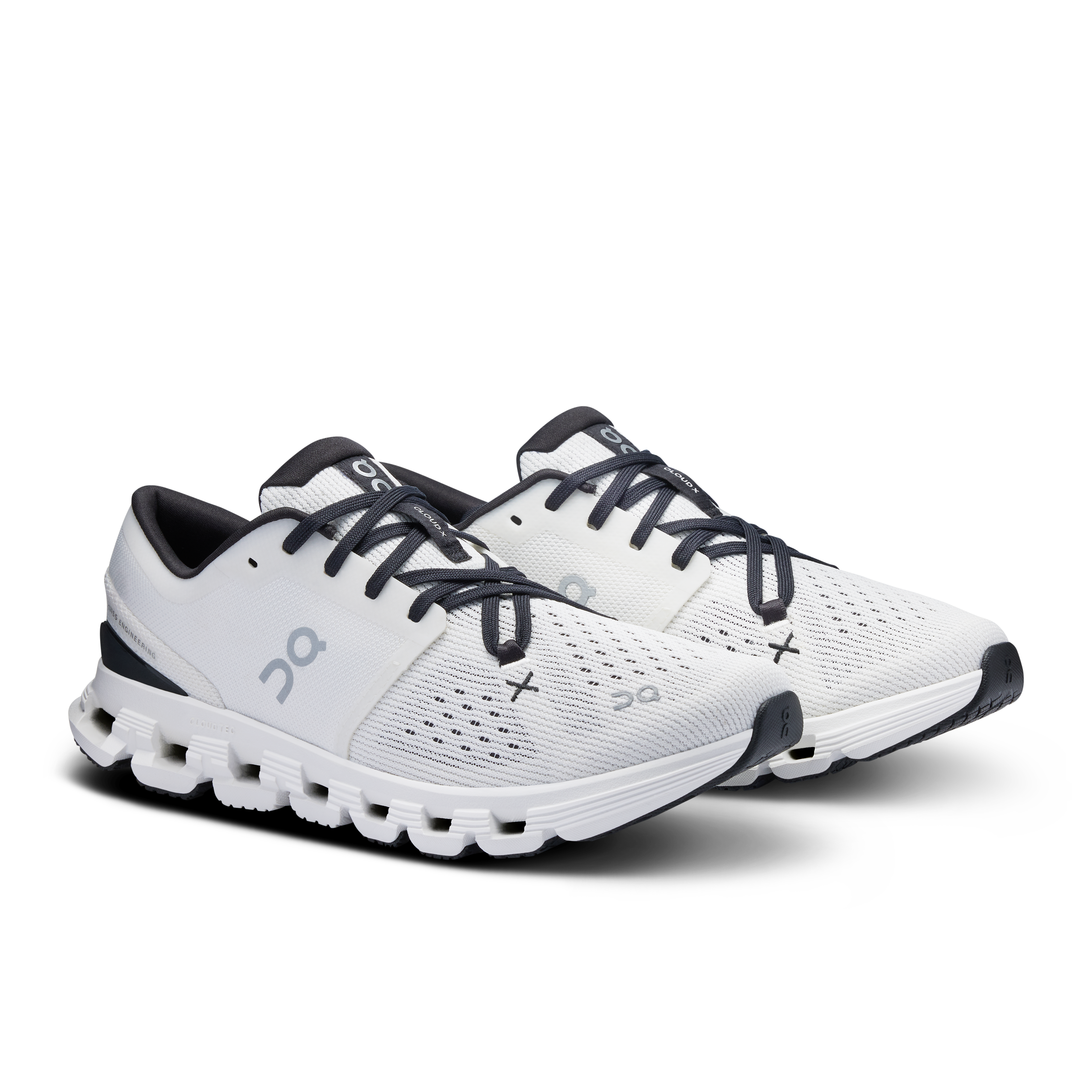 On Cloud X 4 Ivory & Black Women training_shoes Shoes