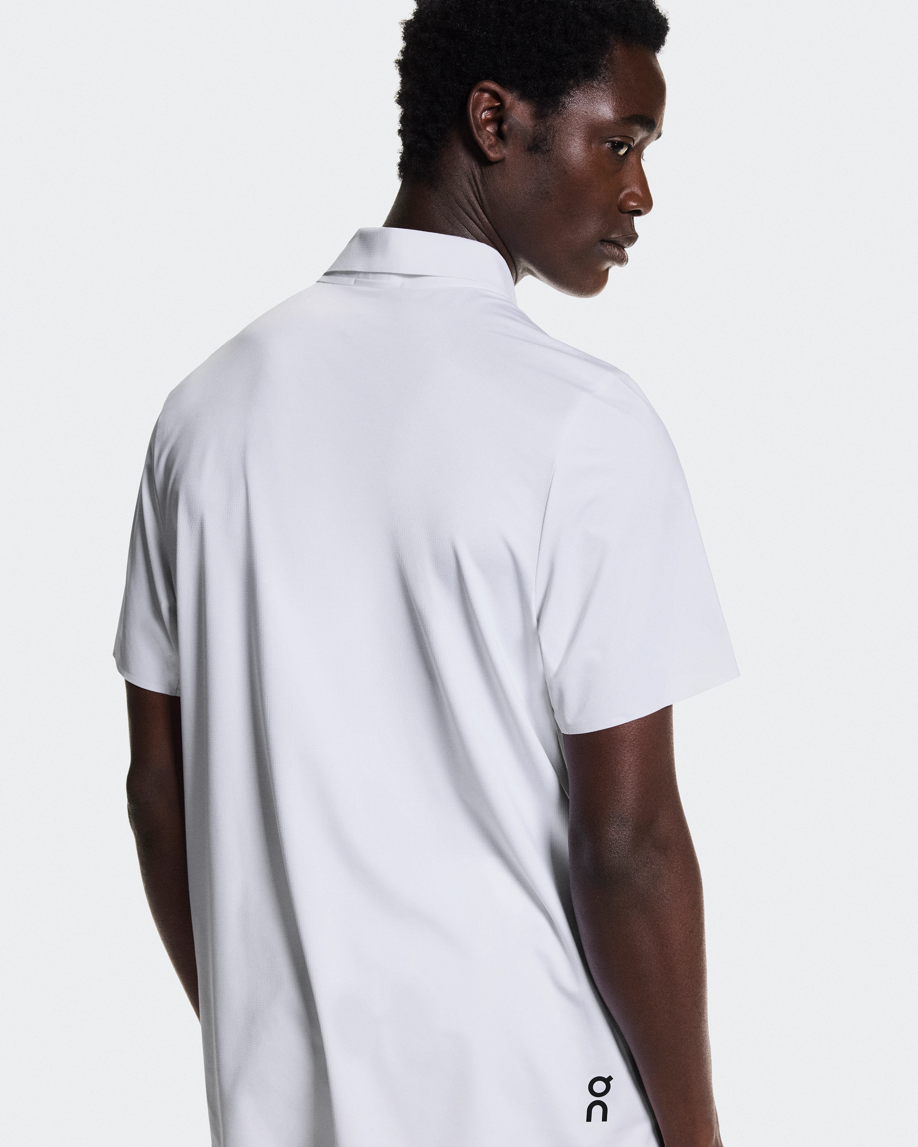 On Court Polo White Men Tops and t-shirts