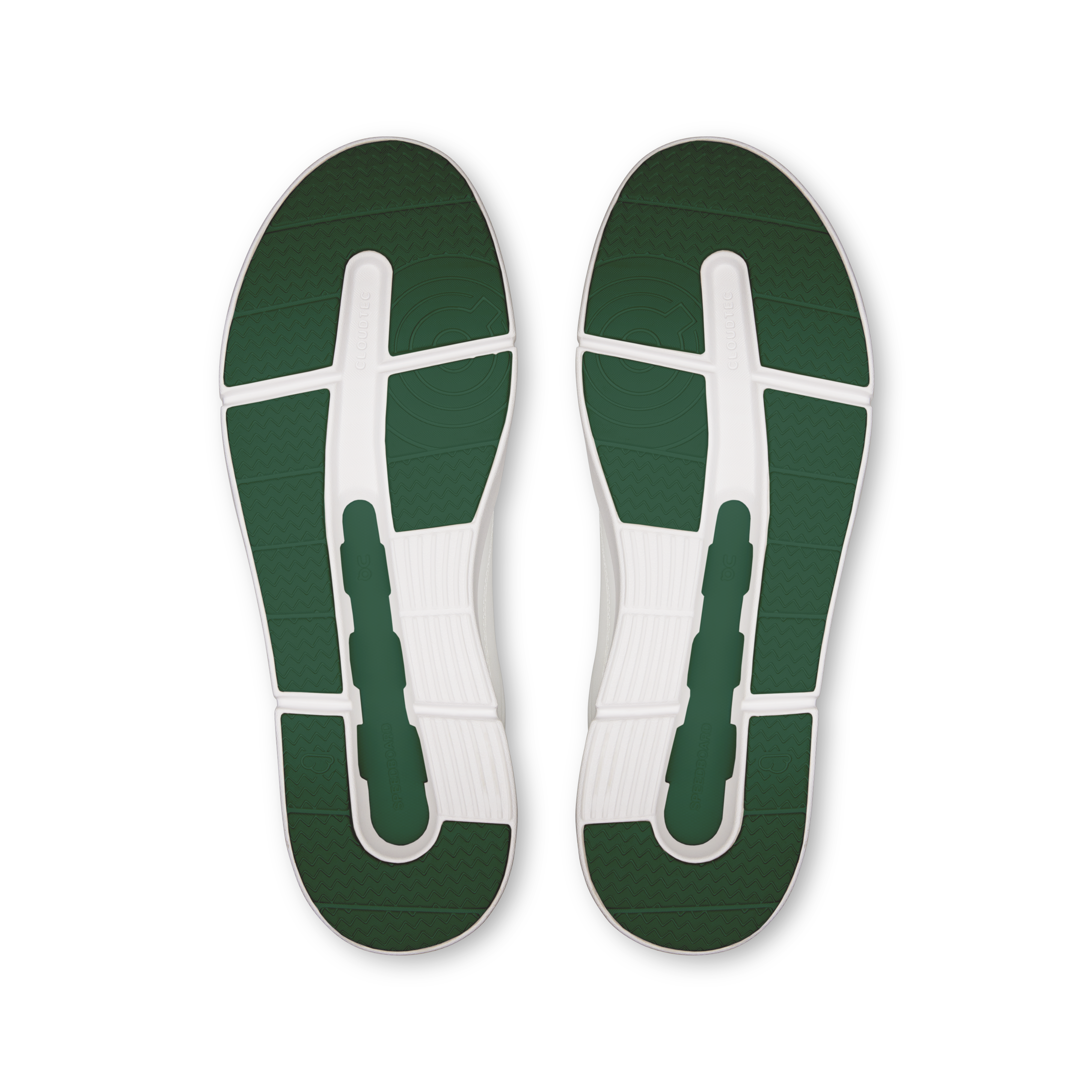 On THE ROGER Centre Court White & Evergreen Men Active life Shoes