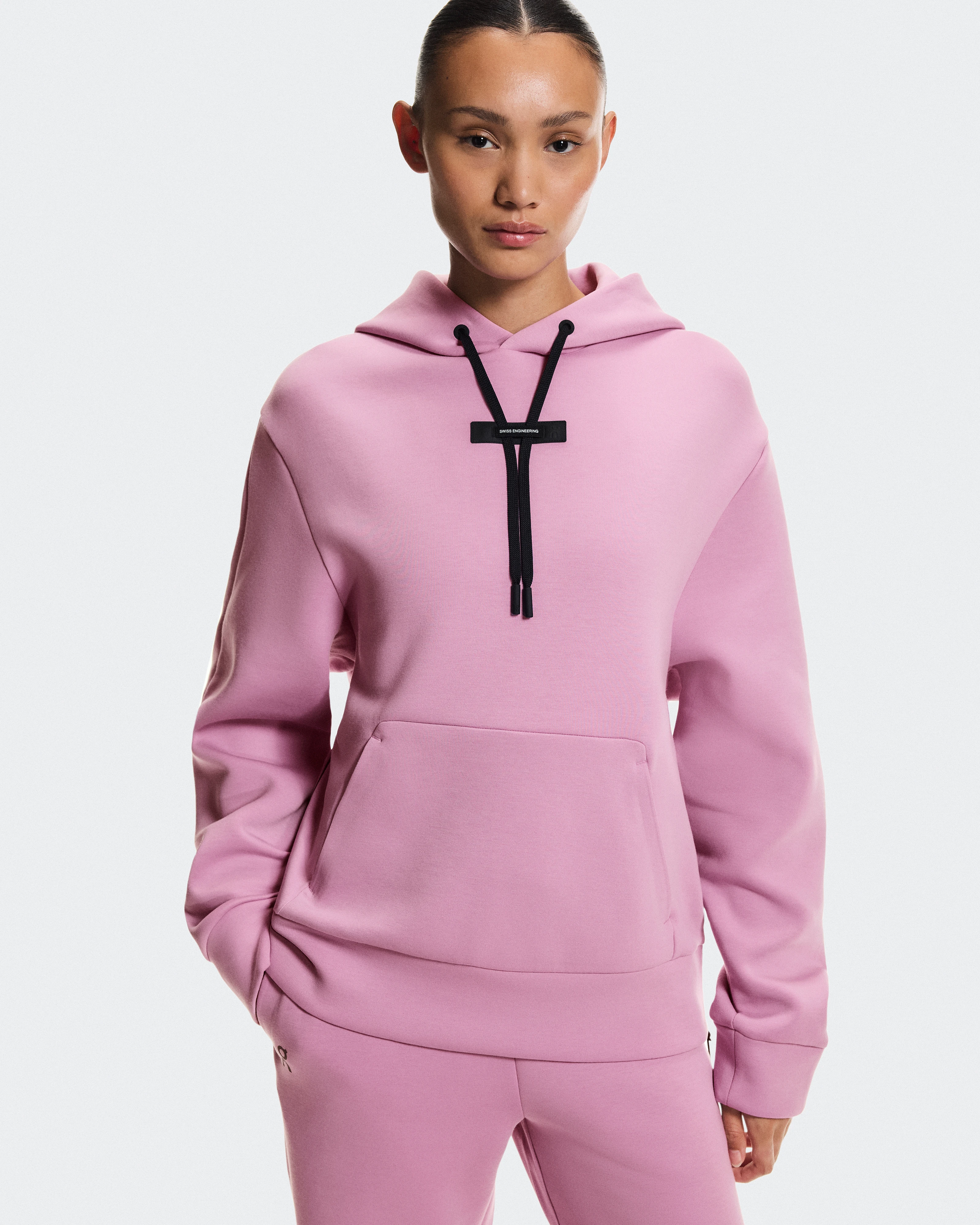 On Focus Tech Hoodie Sakura Women Hoodies and sweatshirts