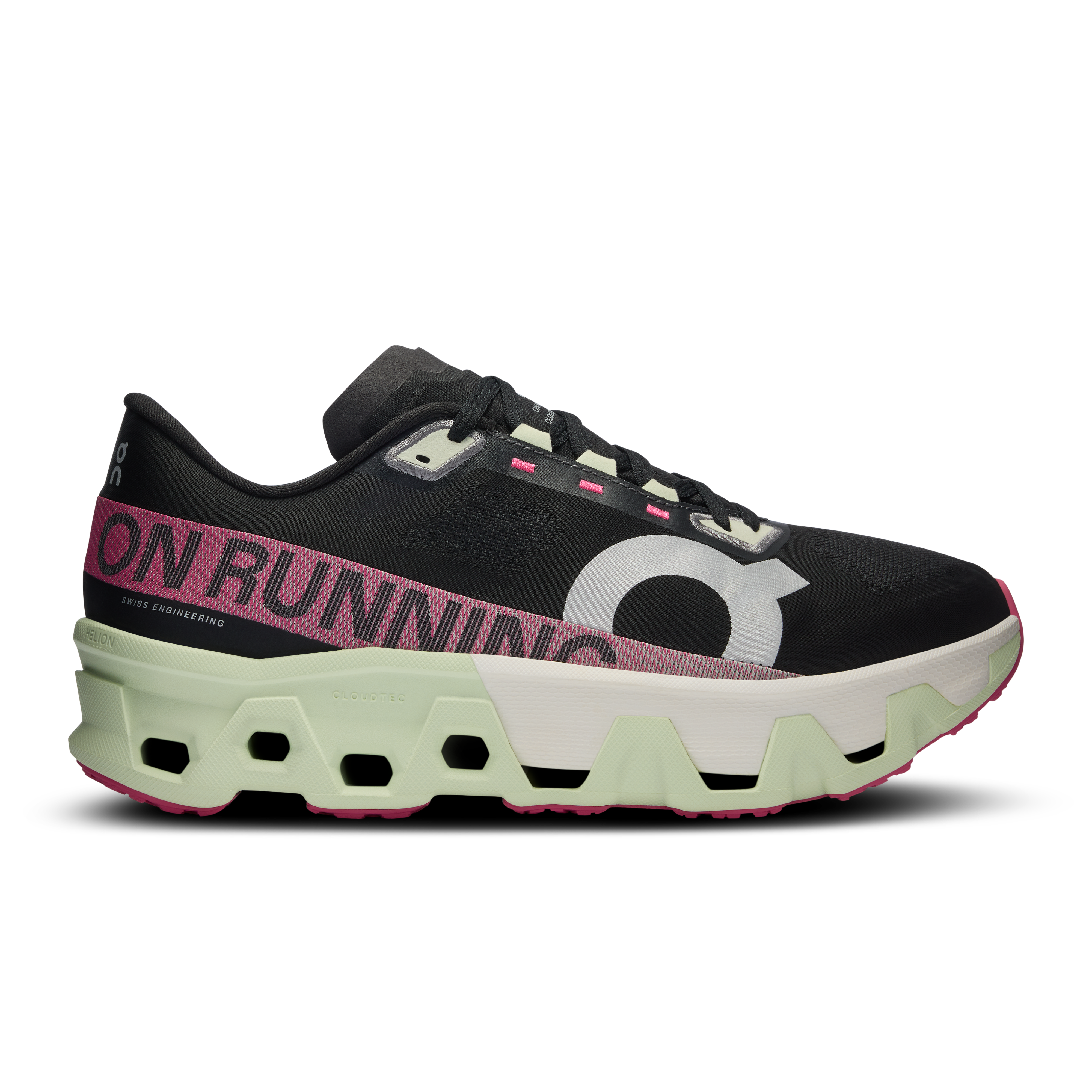 On Cloudmonster Hyper Black & Lima Men – Road running, long runs, maximum cushioning Shoes