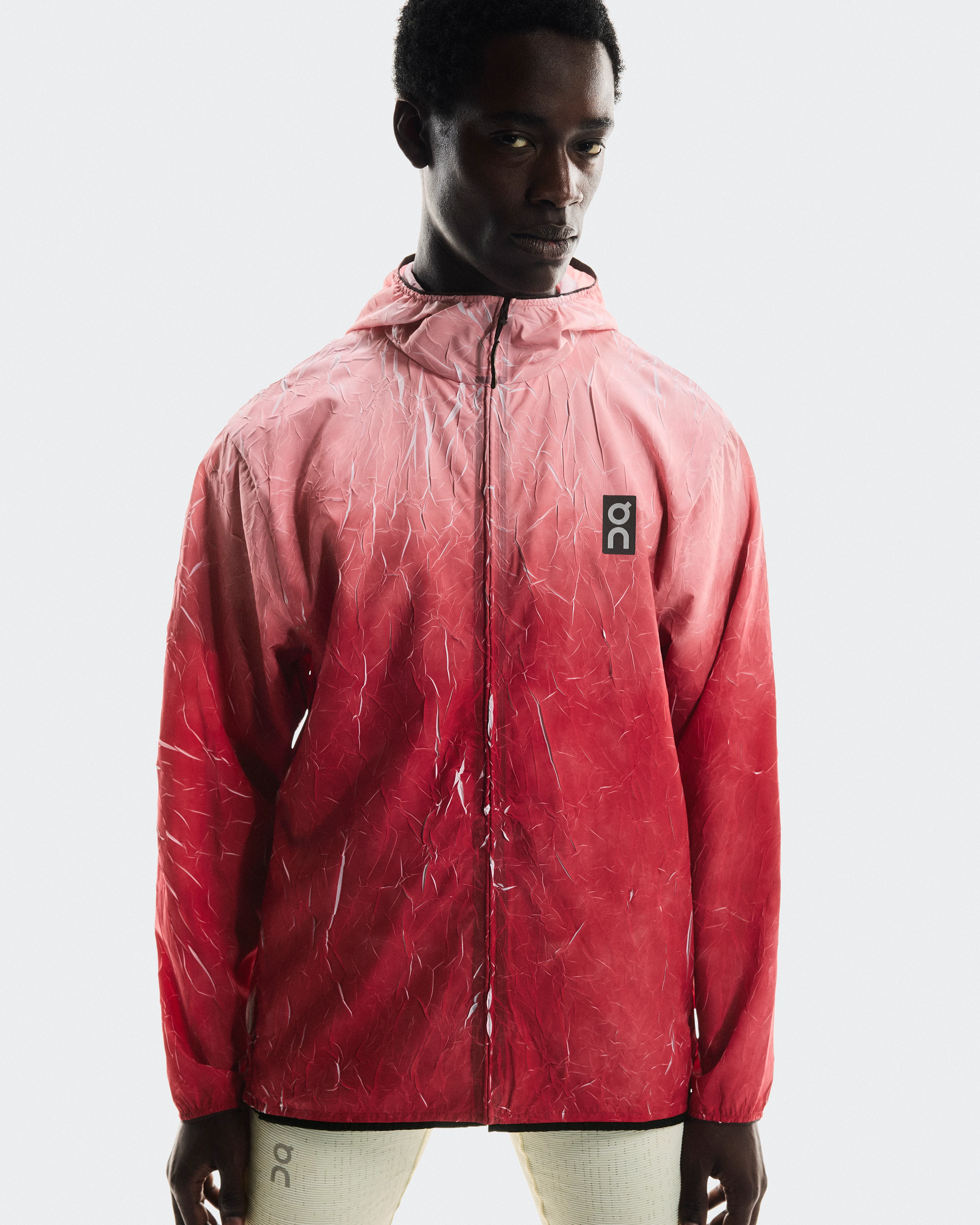 On Pace Run Jacket Red Men Jackets