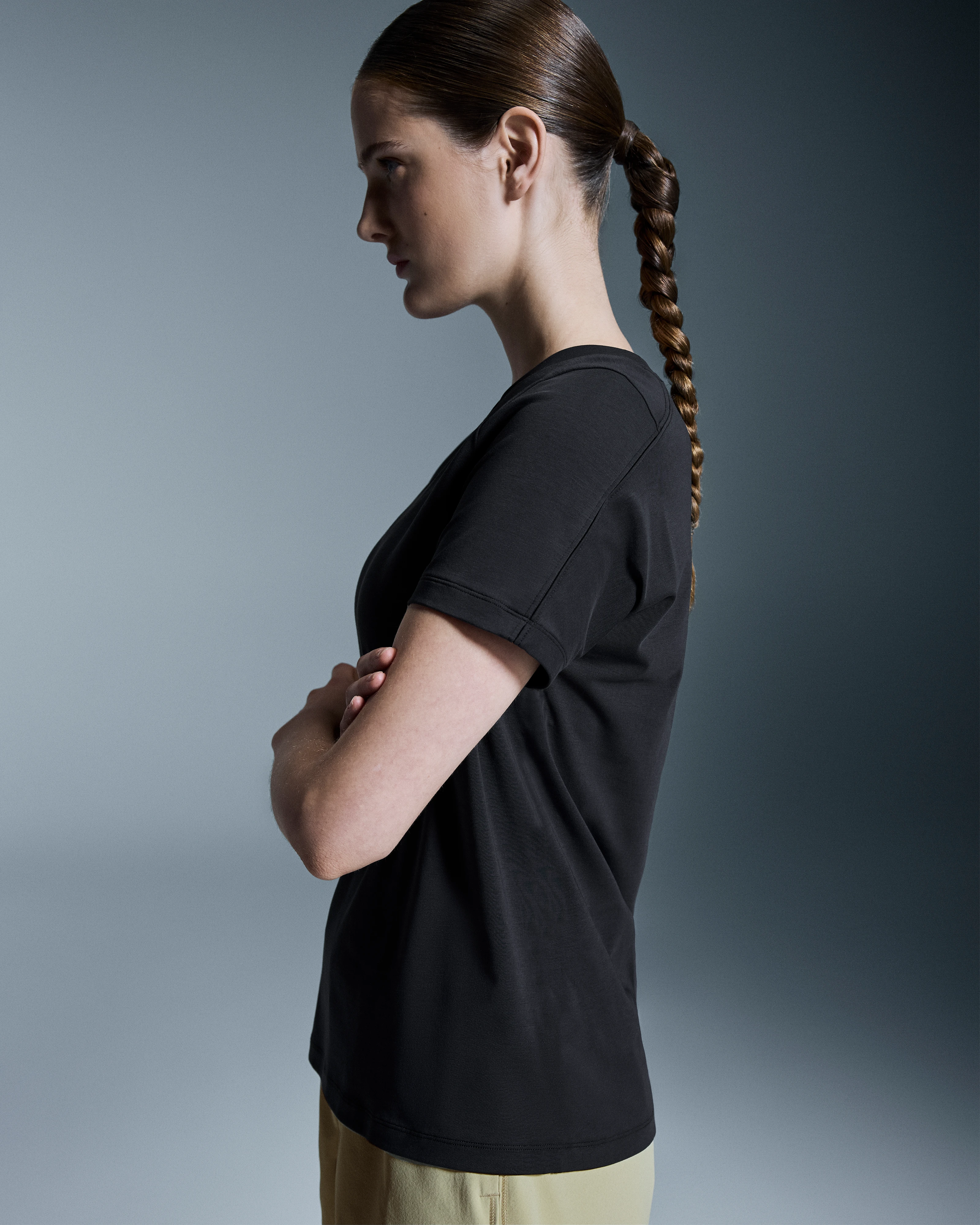 On Focus-T Black Women Tops and t-shirts