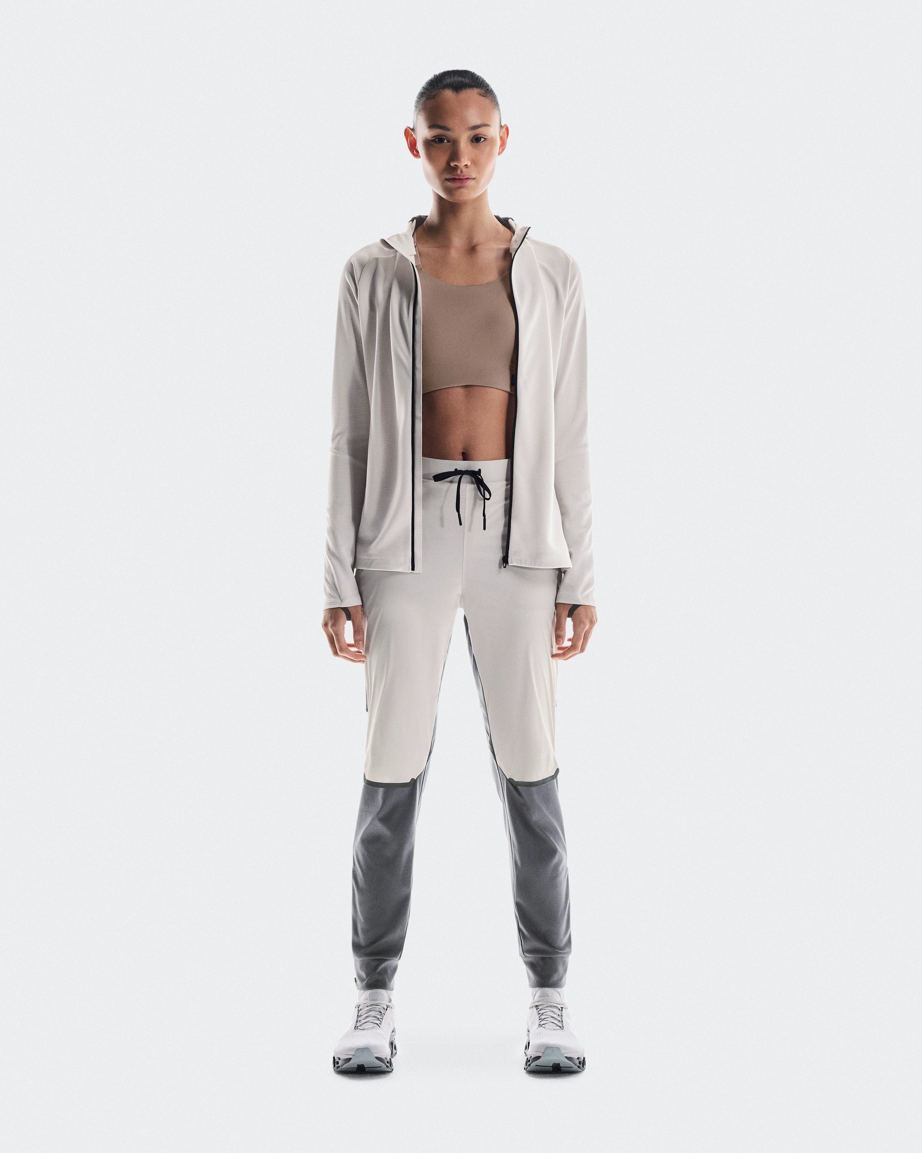 On Weather Pants Silver & Eclipse Women Pants