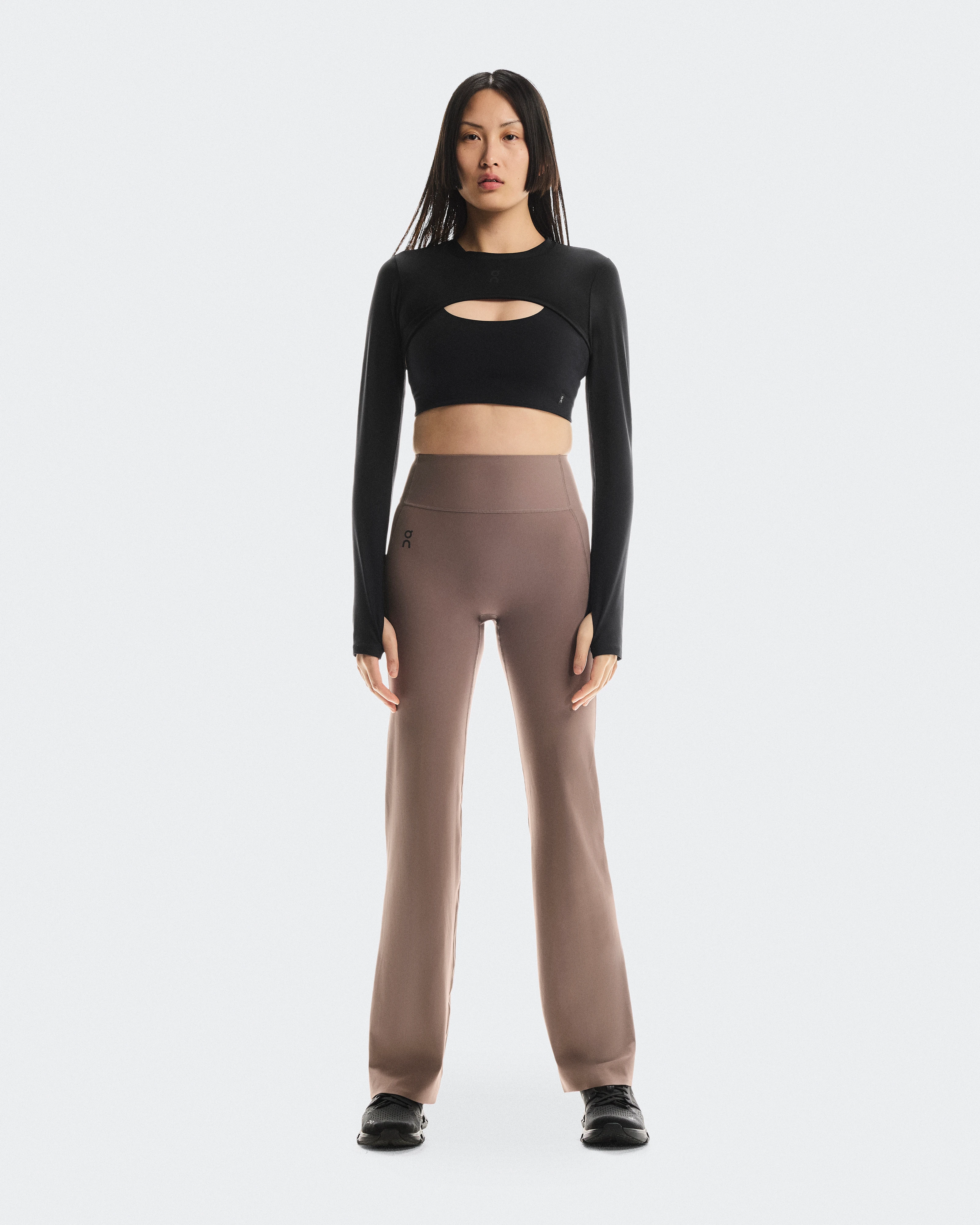 On Studio Leggings Flared Ash Women Tights