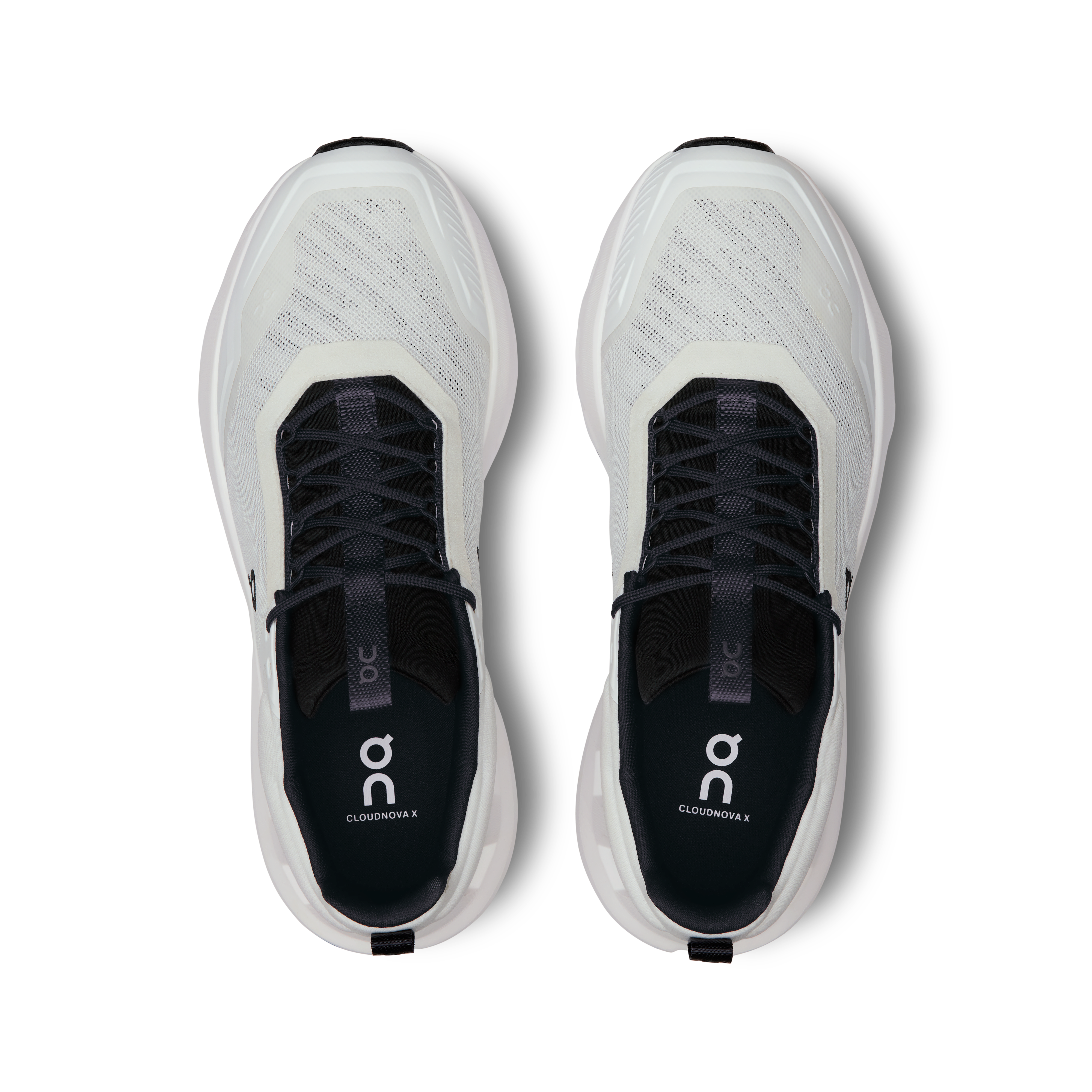 On Cloudnova X White & Black Men training_shoes Shoes