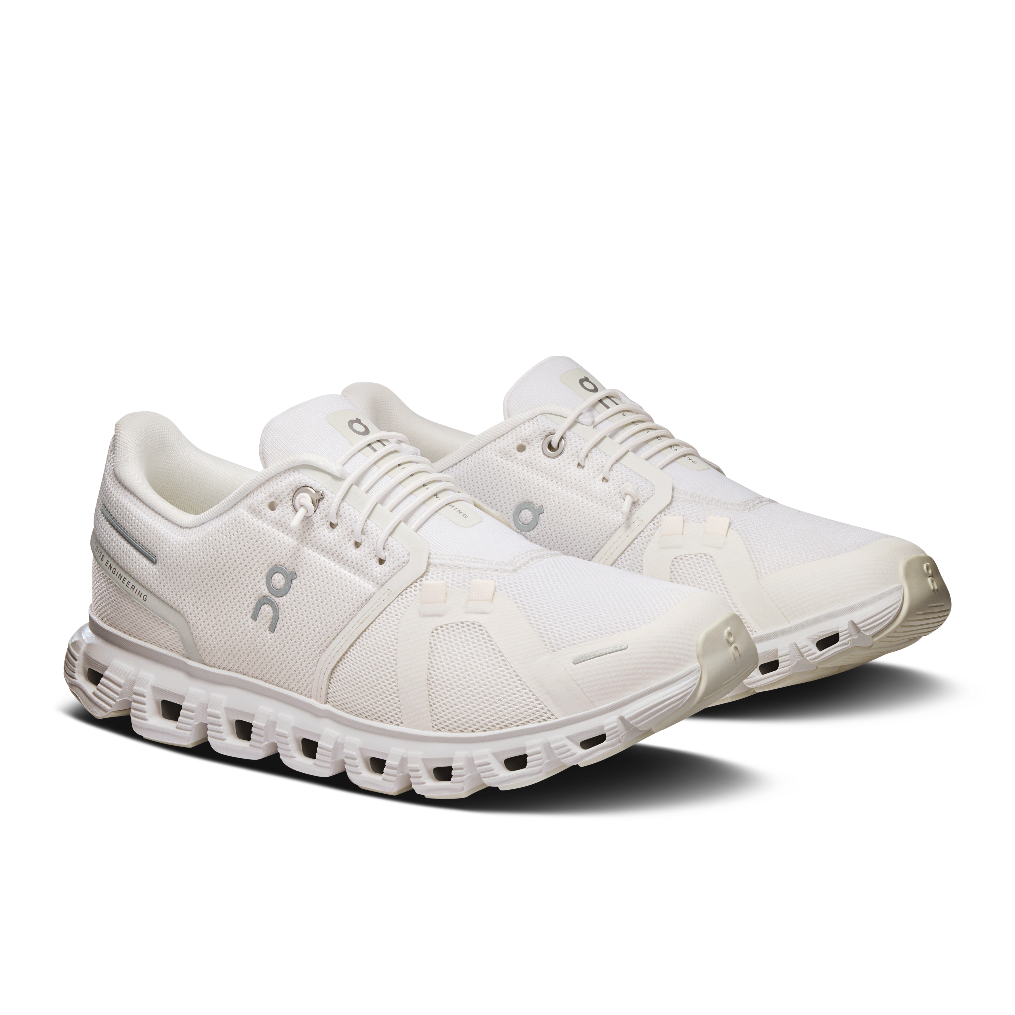 On Cloud 6 White & White Women Active life Shoes