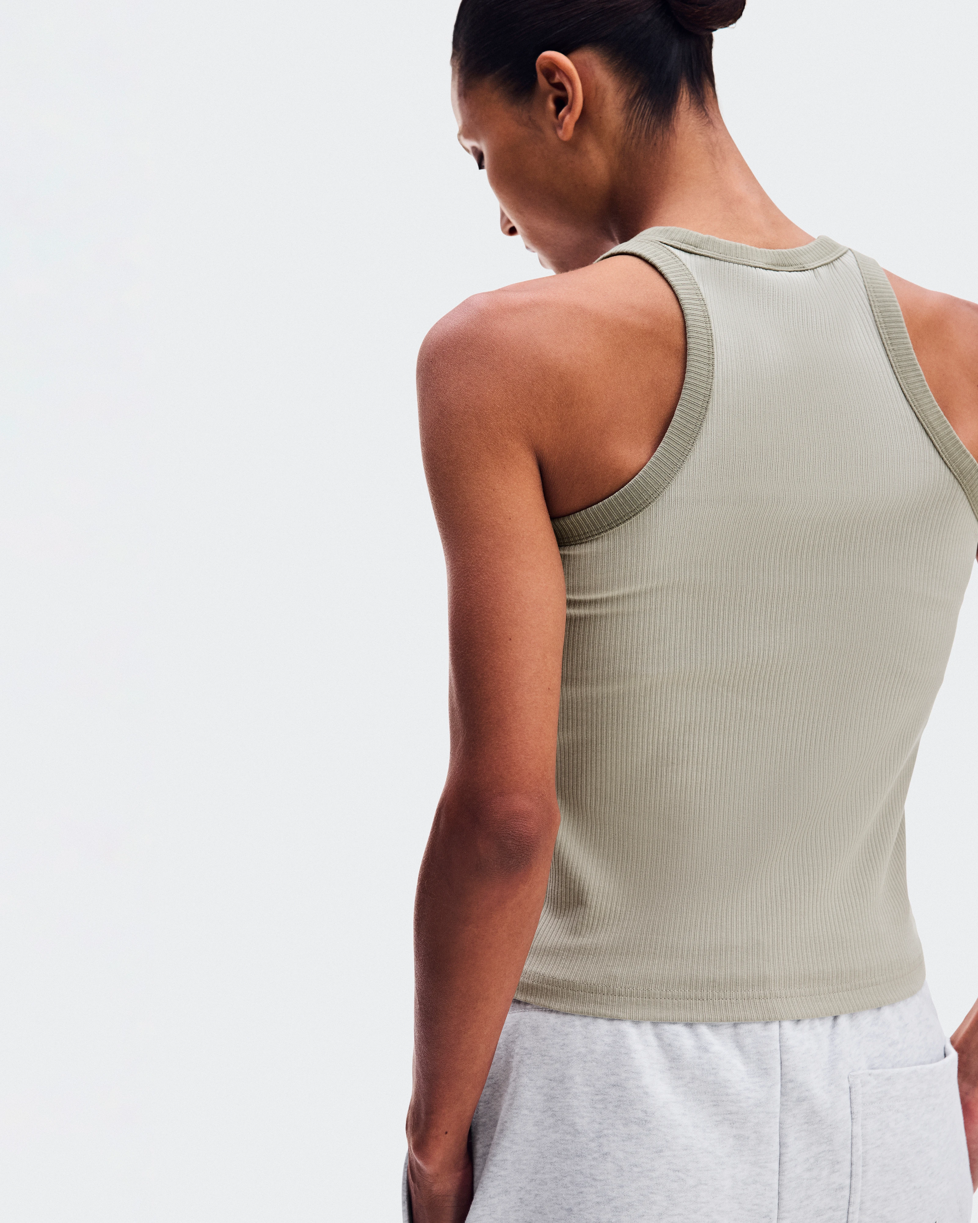 On All-Day Ribbed Tank Brume Women Tops and t-shirts