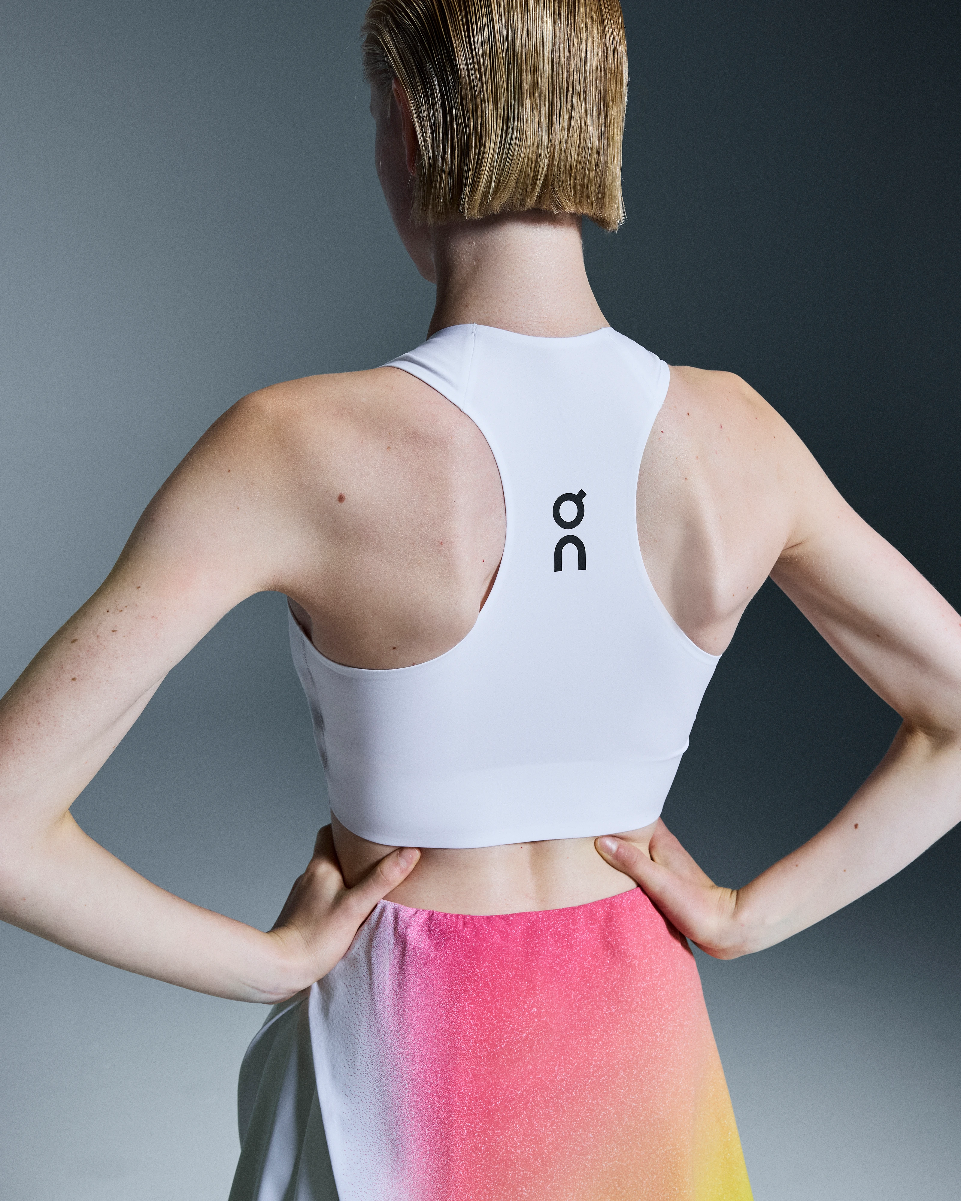 On Court Crop Top White Women Tops and t-shirts