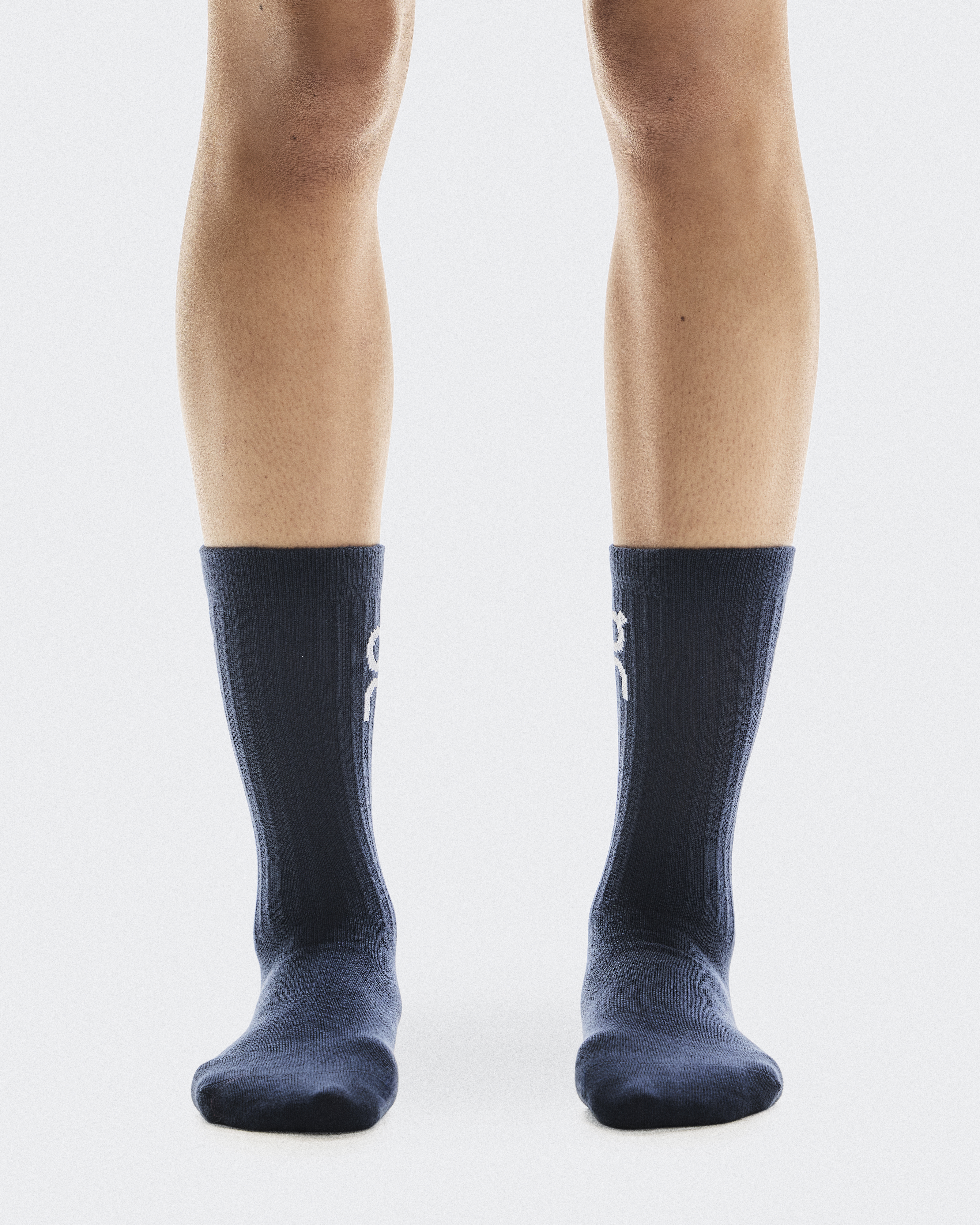 Logo Sock High 3P in Navy