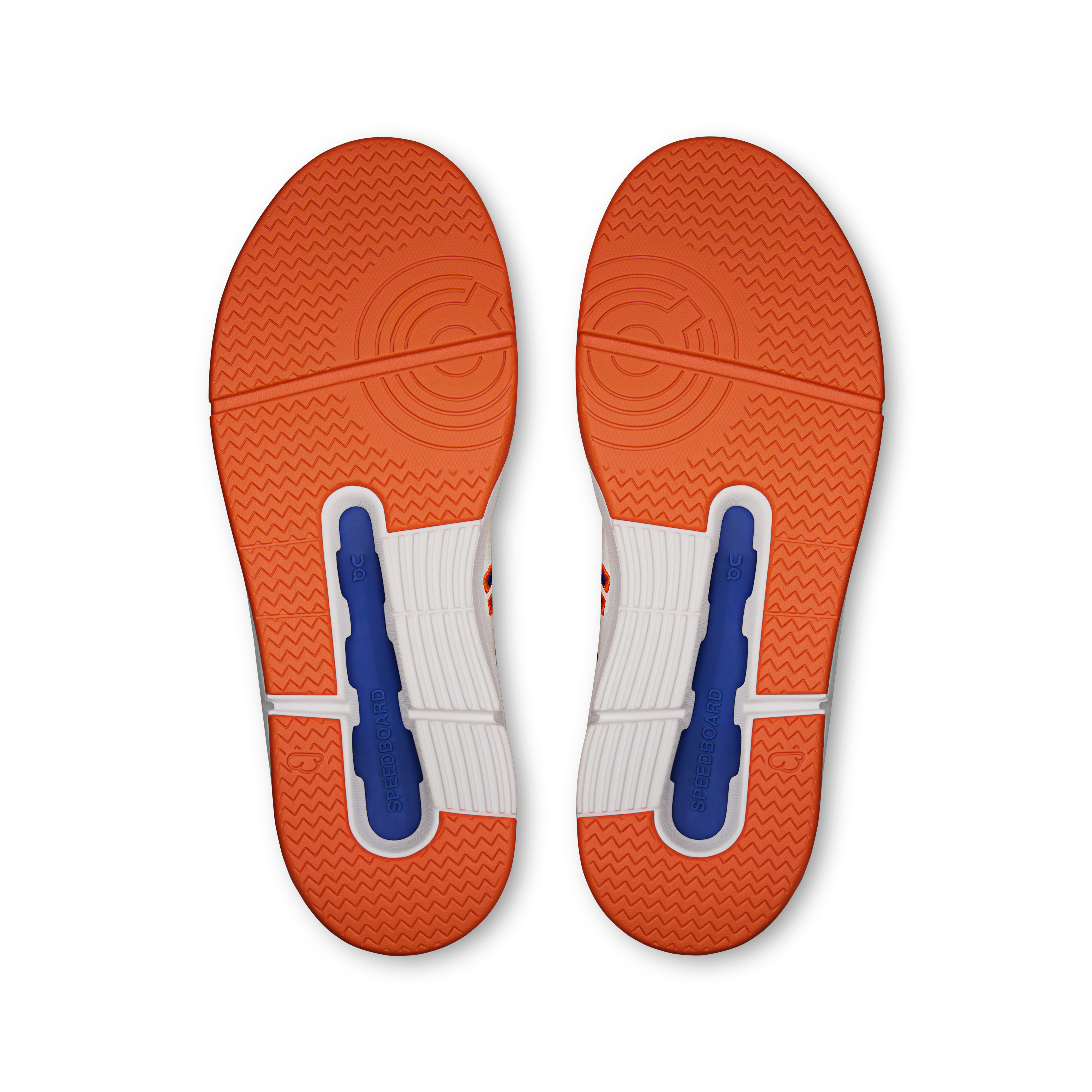 On THE ROGER Clubhouse Varsity White & Flame Women Active life Shoes