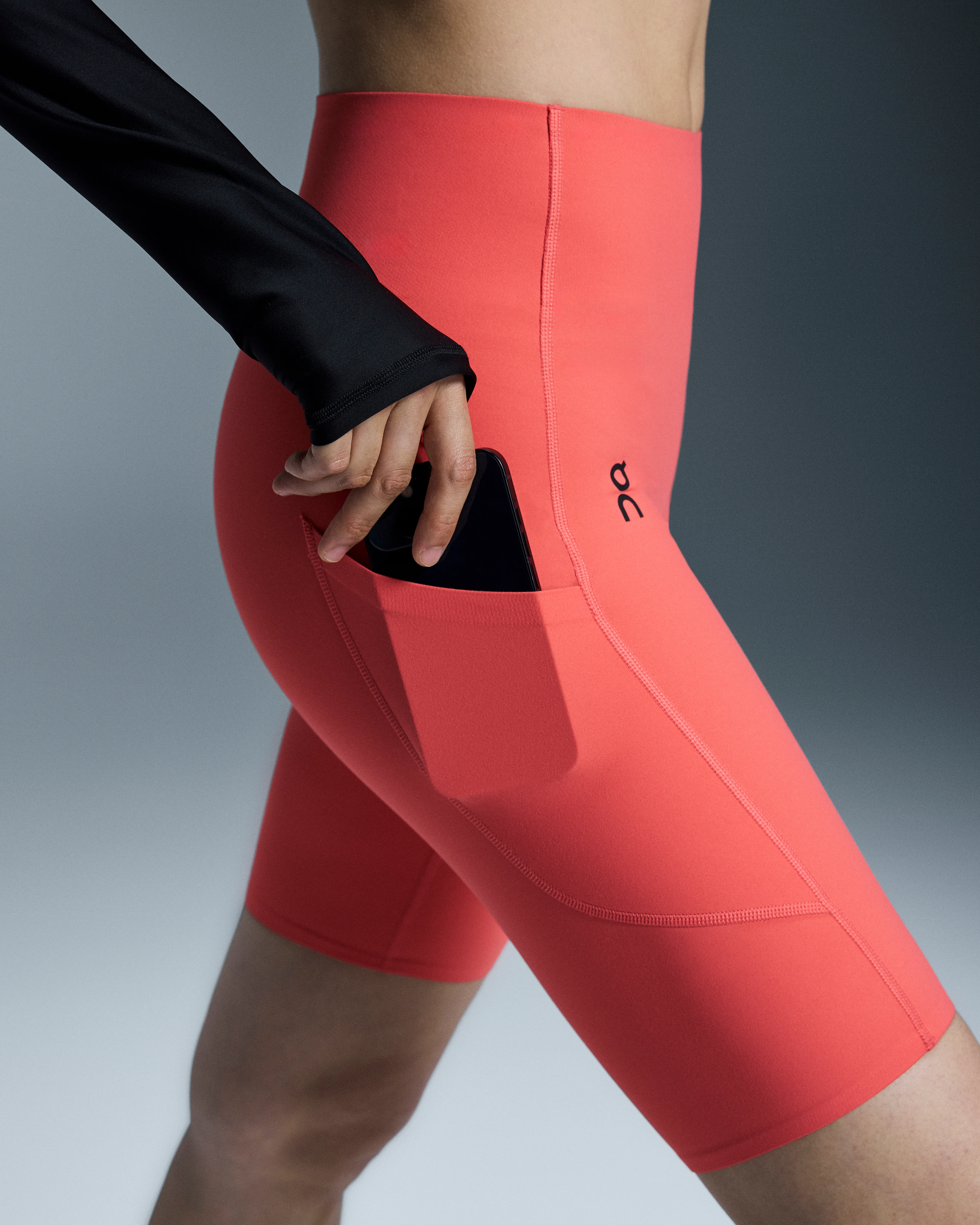 On Studio Tights Short Coral Women Tights