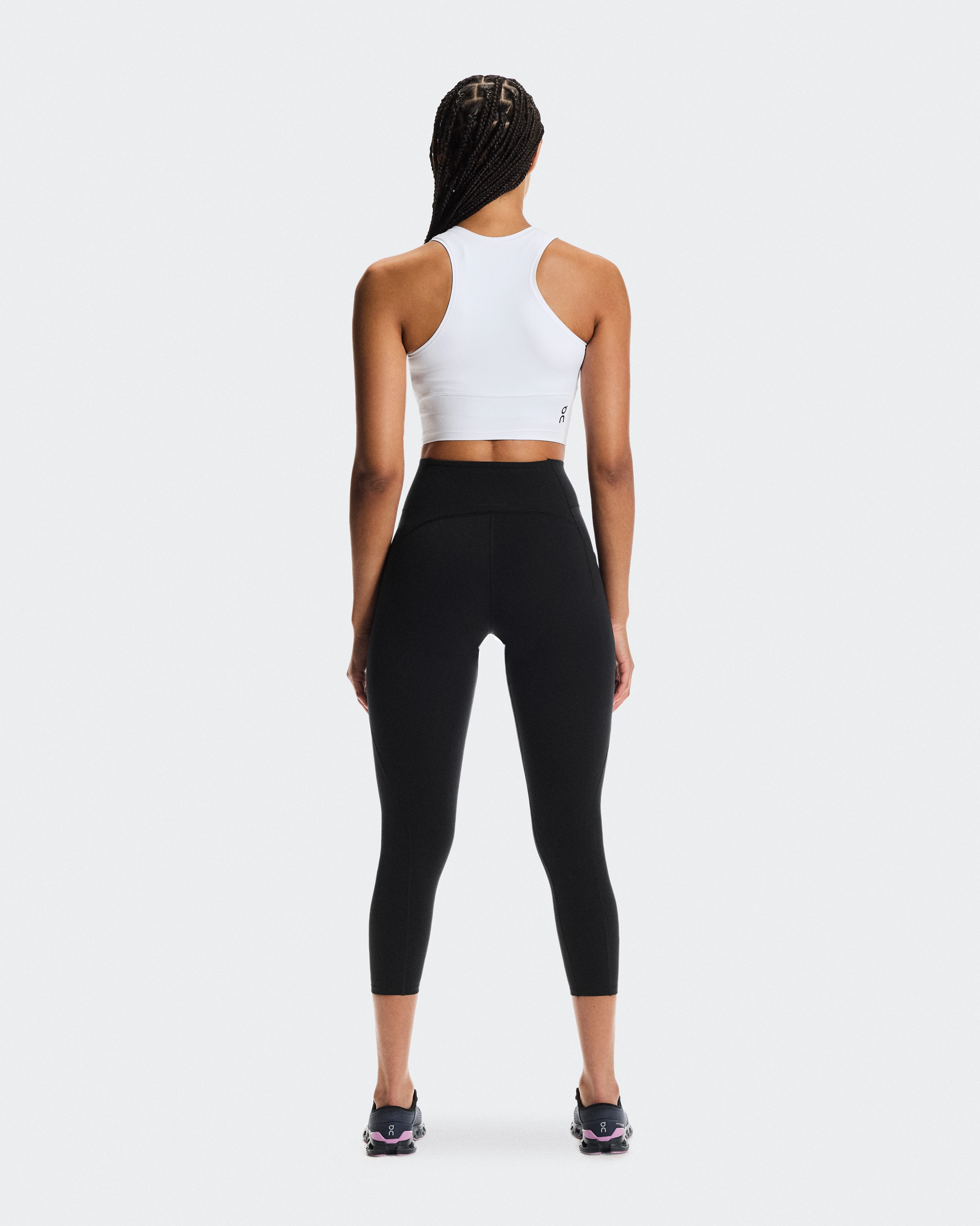 On Studio Crop White Women Tops and t-shirts