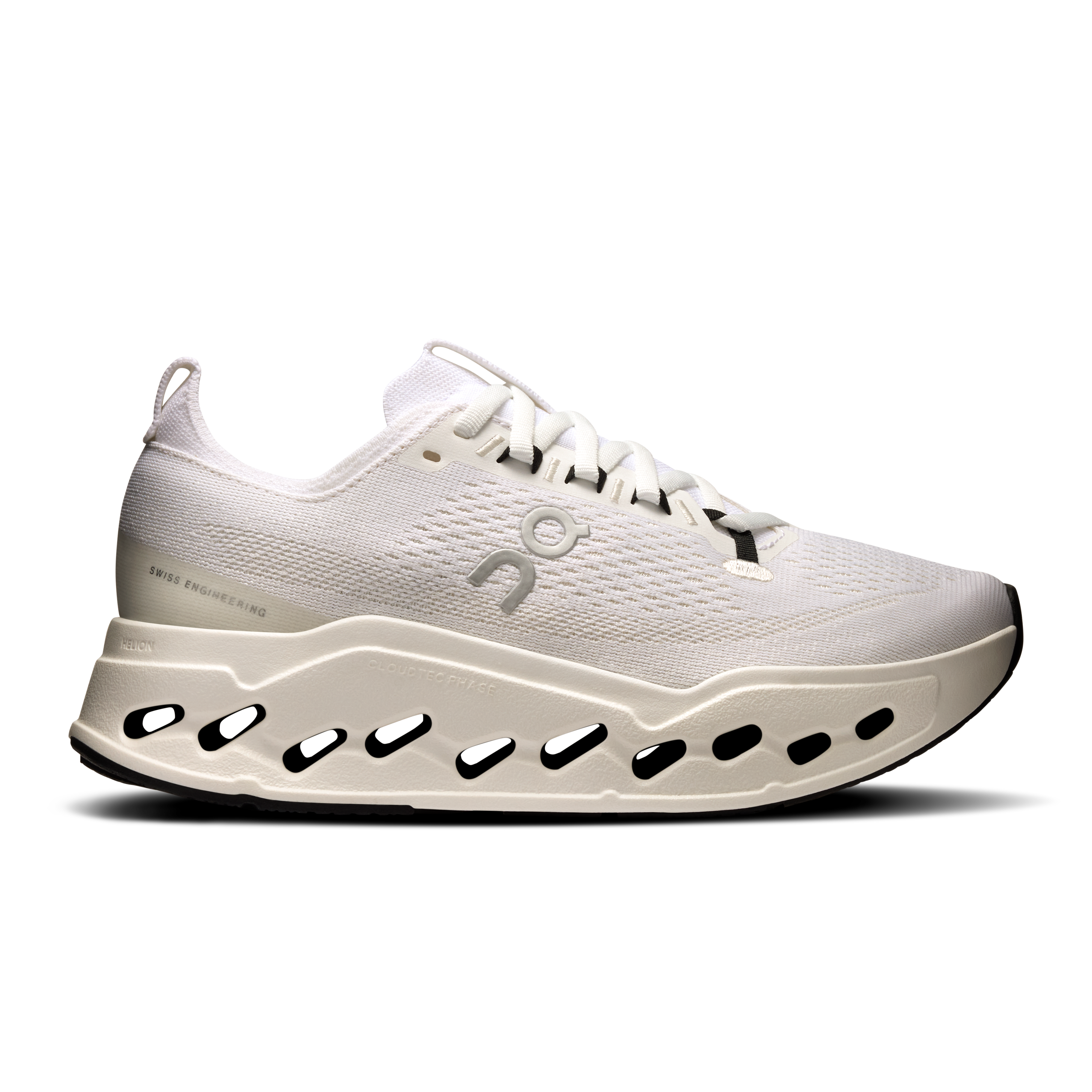 Cloudsurfer Max Wide Road Running Shoe in White/White